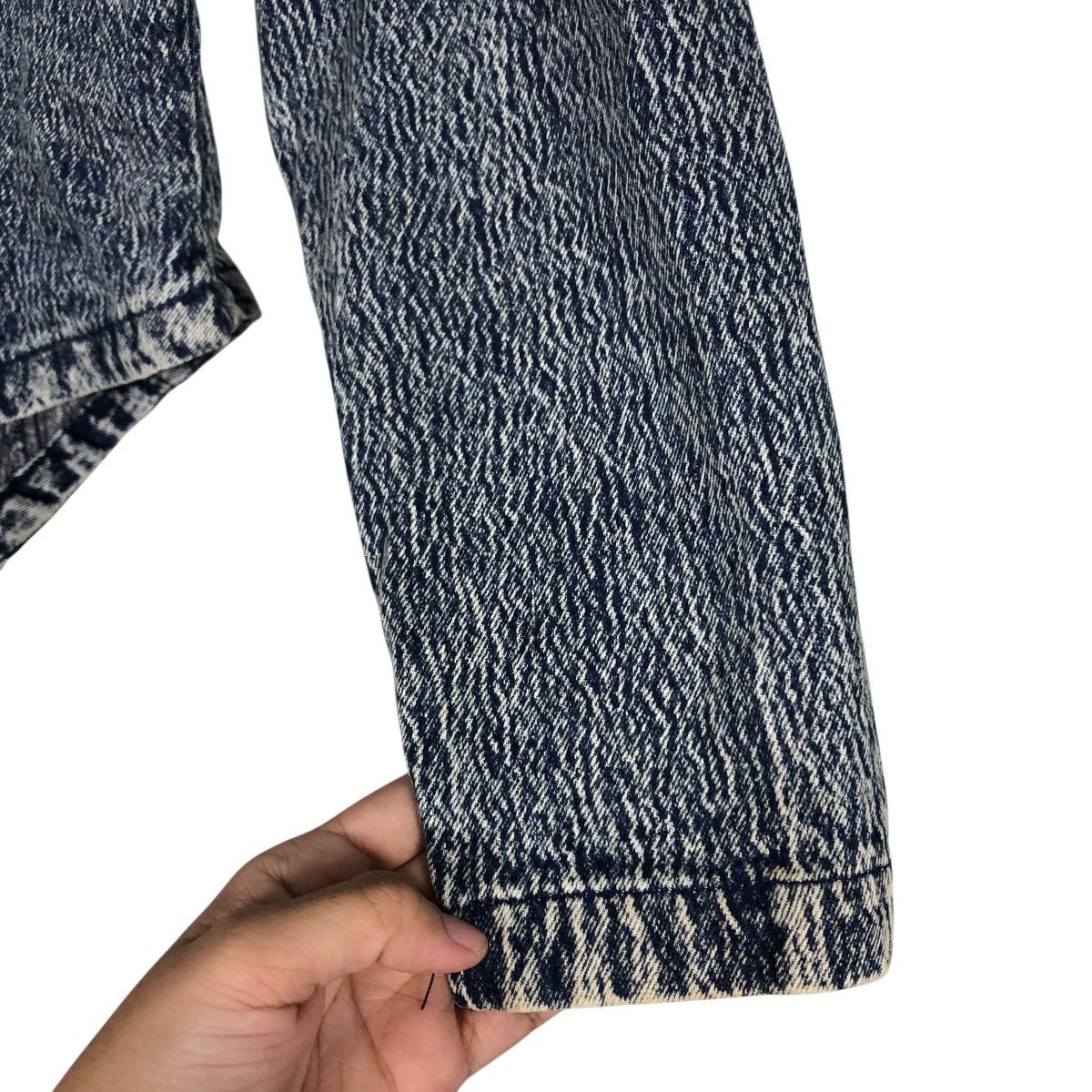 Japanese Brand 📌Vintage Cropped Biker Denim Jacket Livevire Issey Miyake Size US M / EU 48-50 / 2 - 16 Thumbnail