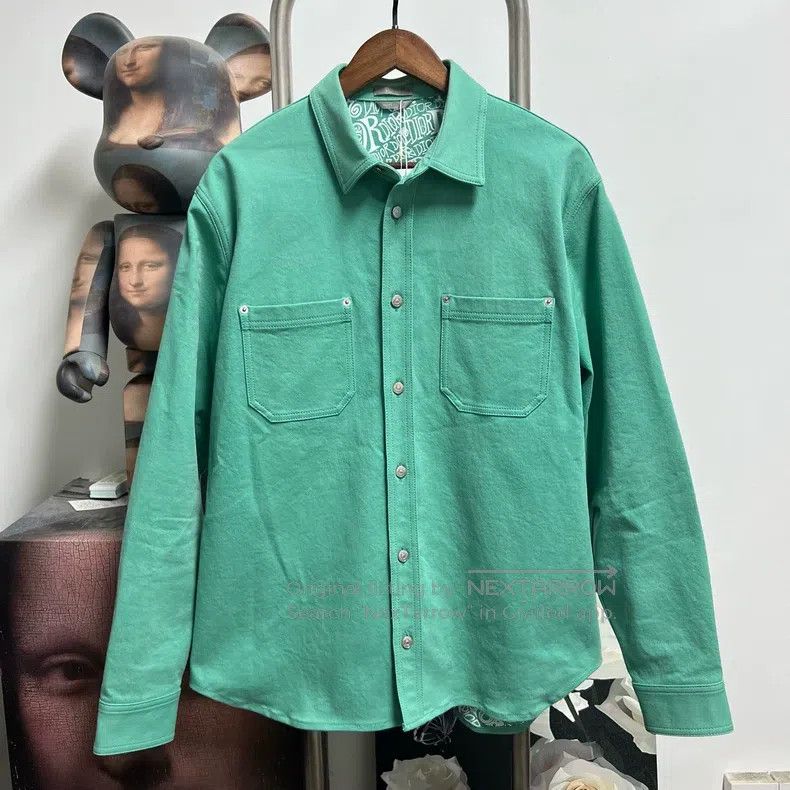 Dior Dior Size41 Full-print denim jacket inside Size US XXS / EU 40 - 1 Thumbnail