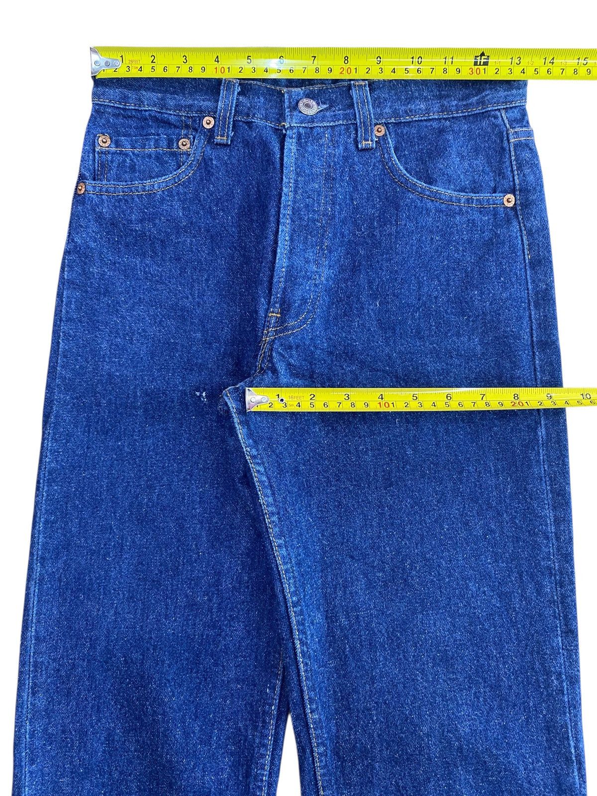 Levi's Levi’s Vintage Dark Blue Wash Style Straight Cut Jeans Size US 26 / EU 42 - 5 Thumbnail
