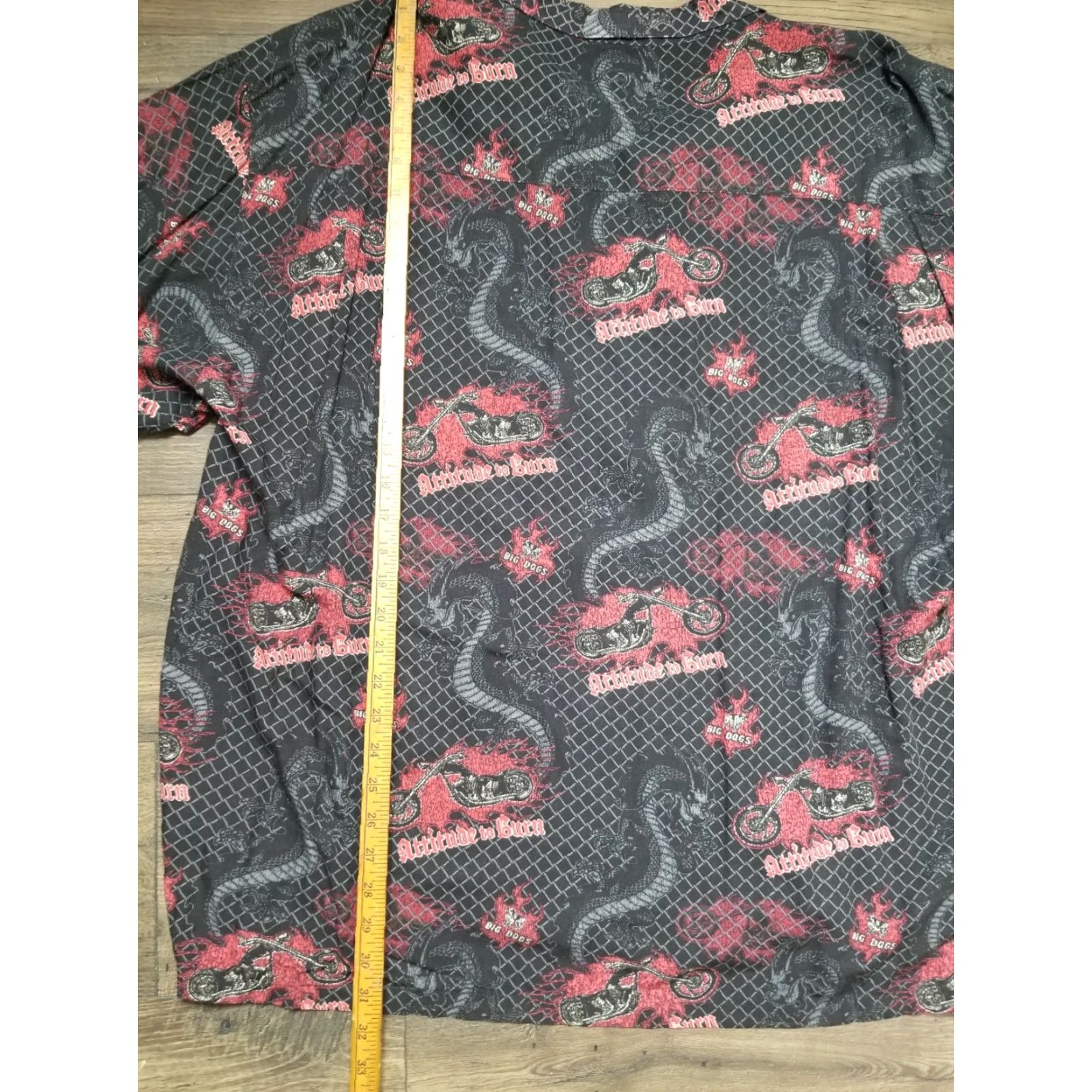 Big Dogs Authentic Big Dogs Shirt Men 3XL Multicolor Hawaiian Motorcycle Dragon Biker Mens Size US XXL / EU 58 / 5 - 5 Thumbnail