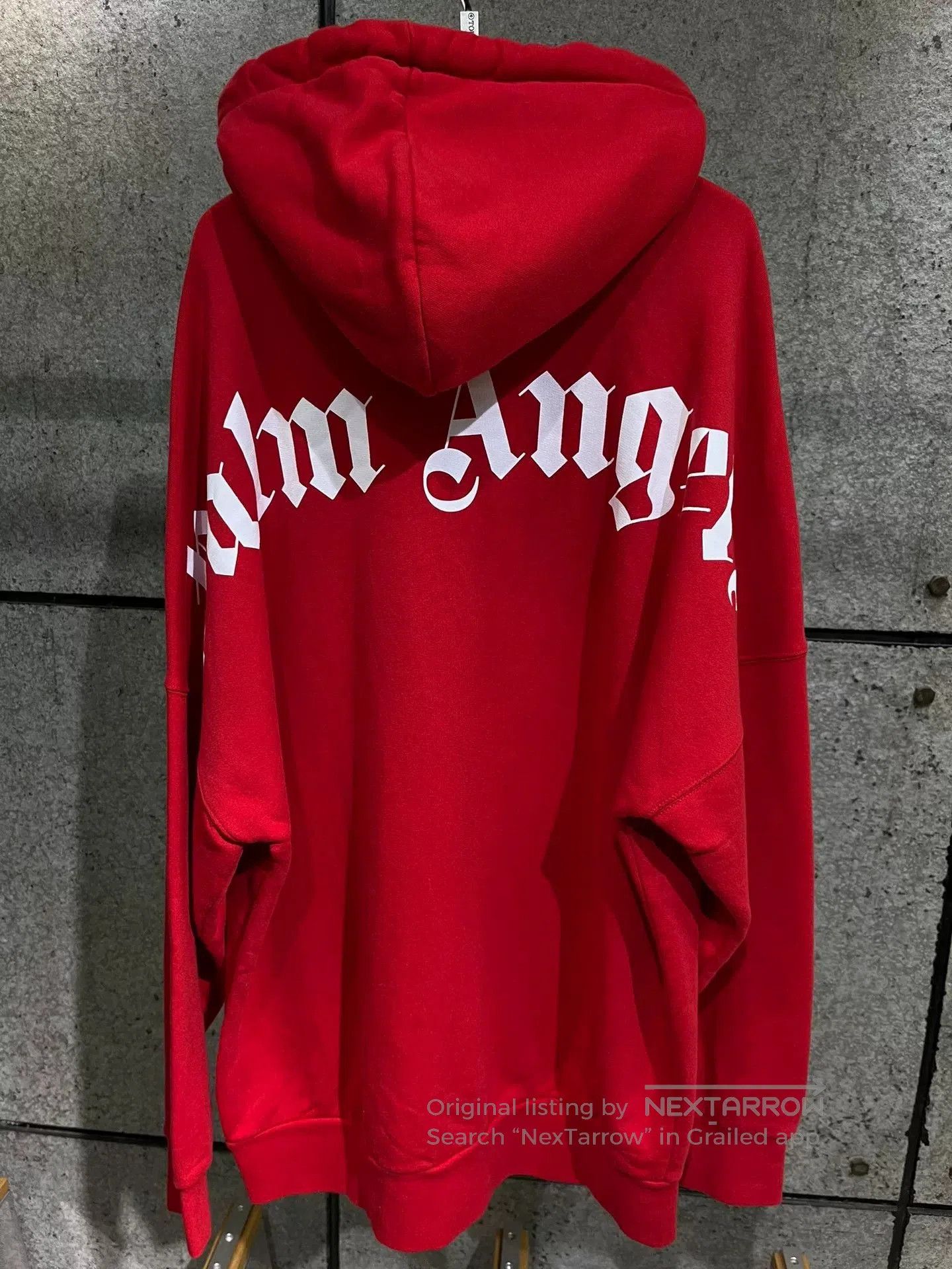 Palm Angels Palm Angels Red Logo Hoodie Size M. Size US M / EU 48-50 / 2 - 6 Thumbnail
