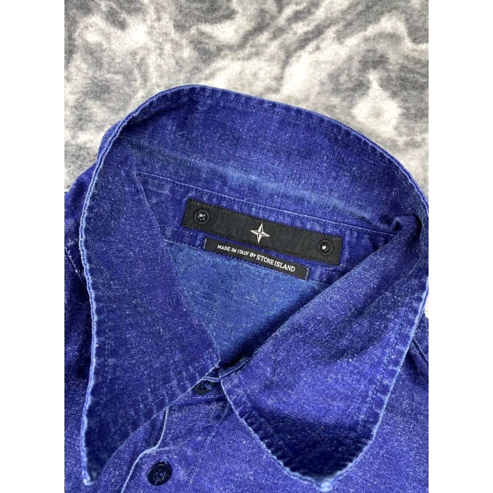 Stone Island VINTAGE Stone Island Denim Shirt Men L Blue Long Sleeve Casual Size US L / EU 52-54 / 3 - 6 Thumbnail