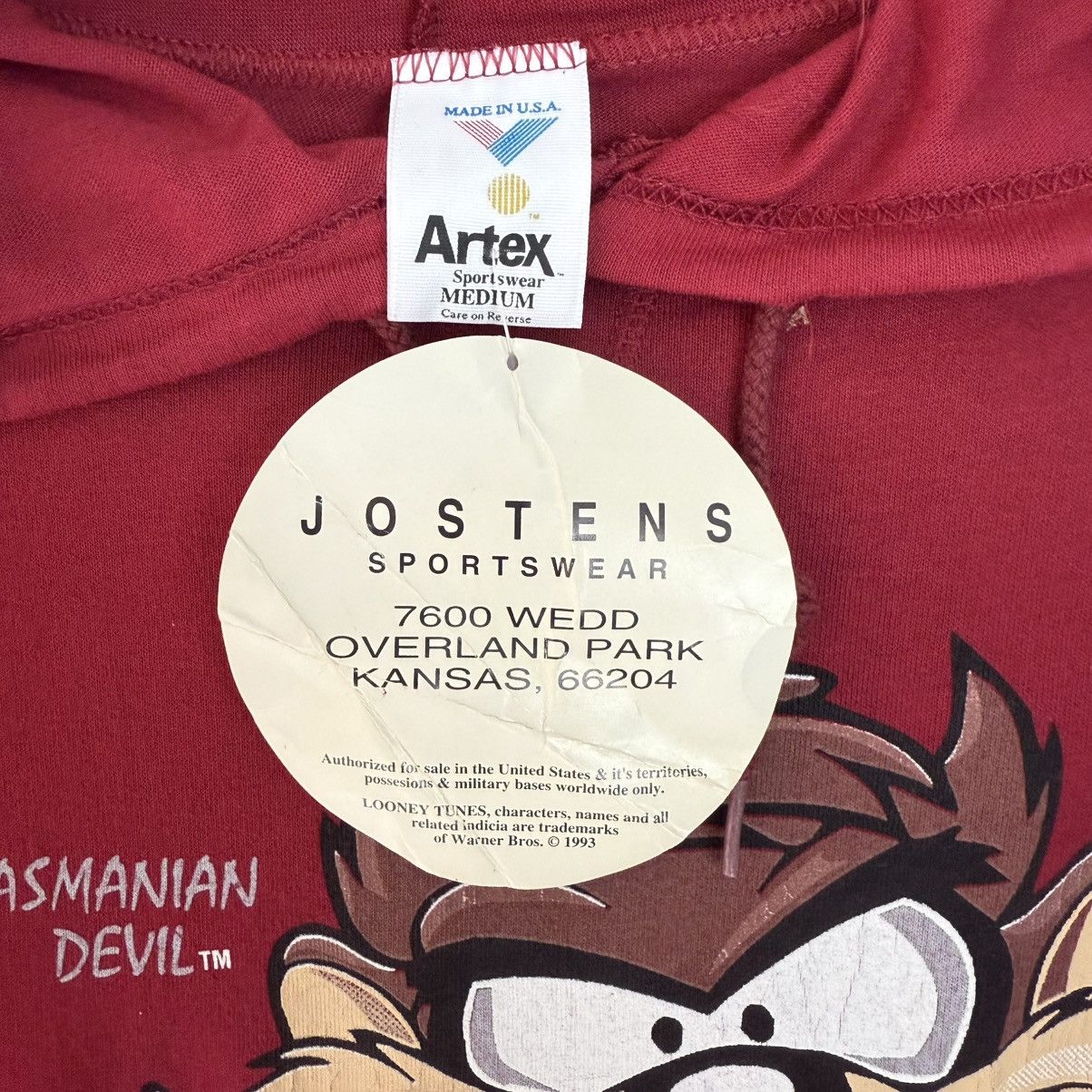 Warner Bros 90’s Tasmanian Devil Long-Hoodie Deadstock Size M / US 6-8 / IT 42-44 - 5 Thumbnail