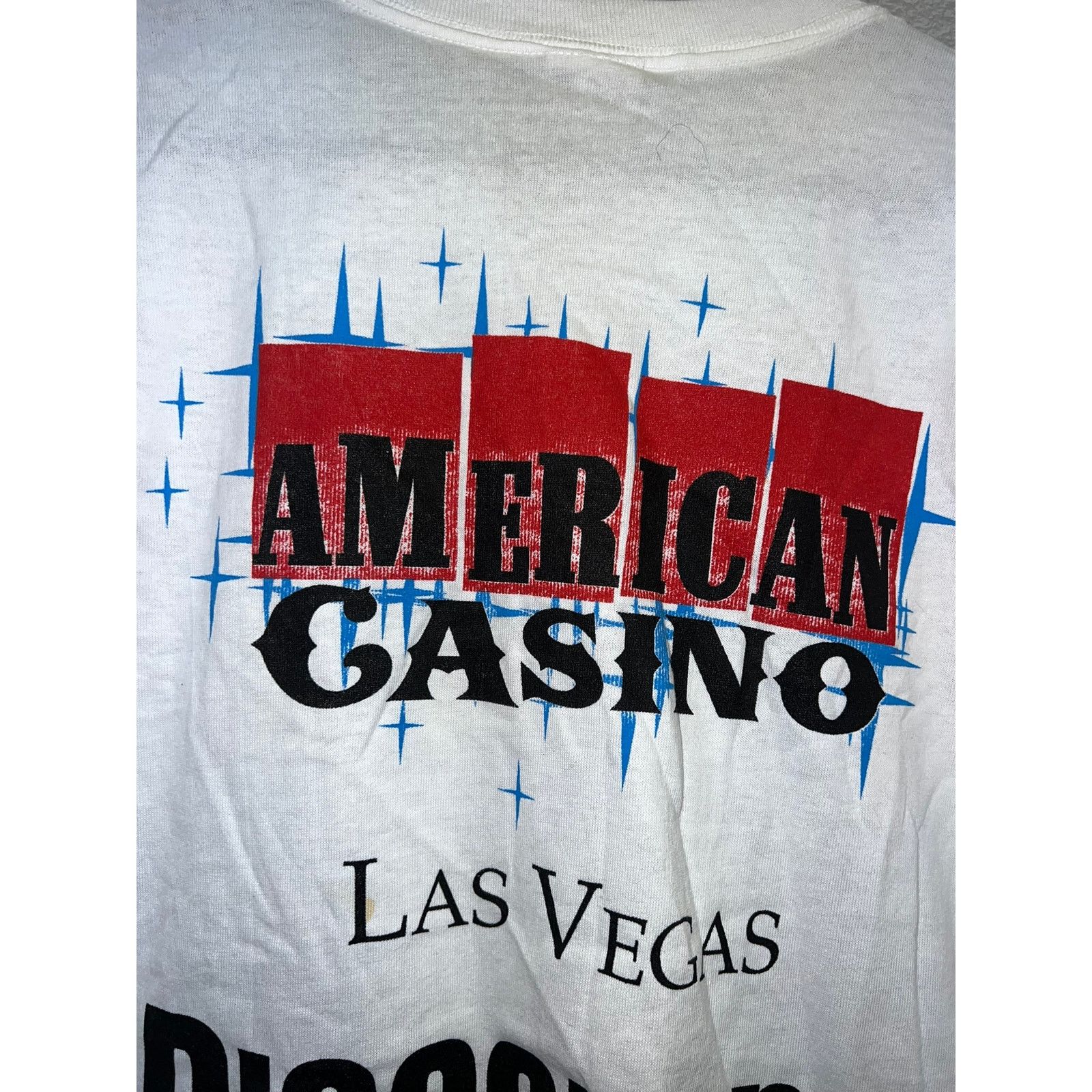 Fruit Of The Loom Vintage Discovery Channel Shirt American Casino TV Show XL Size US XL / EU 56 / 4 - 6 Thumbnail