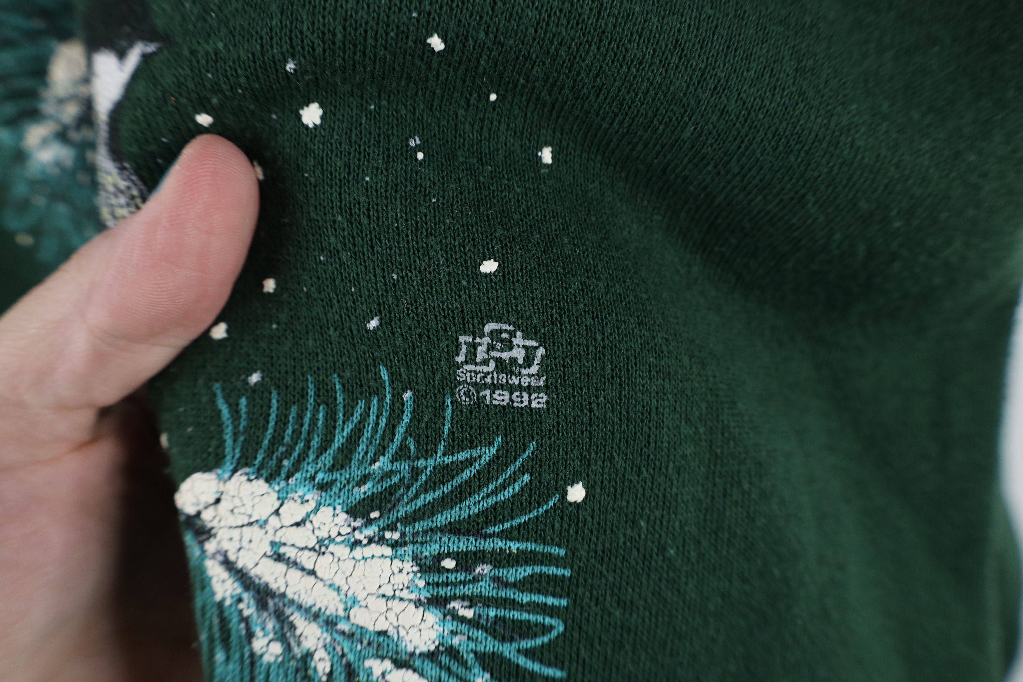 Vintage Vintage 90s Country Primitive Bird Collared Sweatshirt USA Size M / US 6-8 / IT 42-44 - 5 Thumbnail