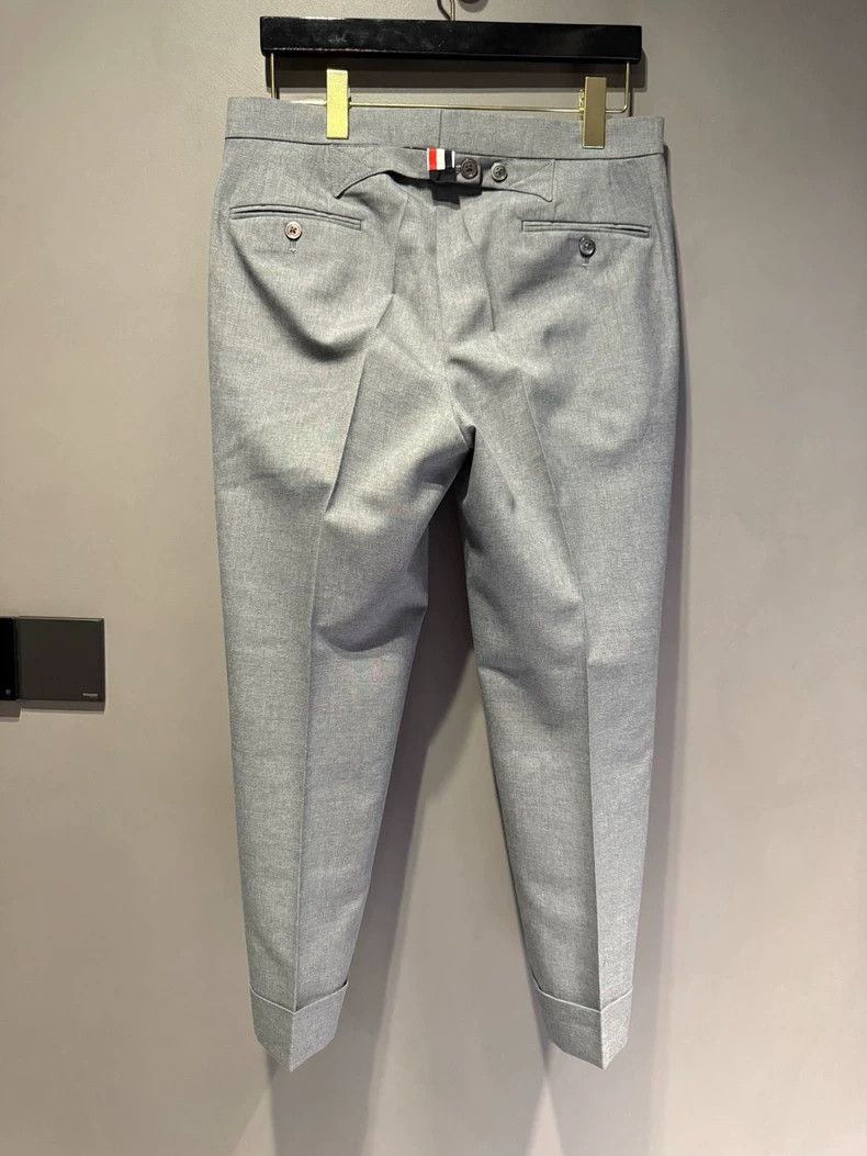 Thom Browne Size 0 Classic medium gray suit trousers 2503