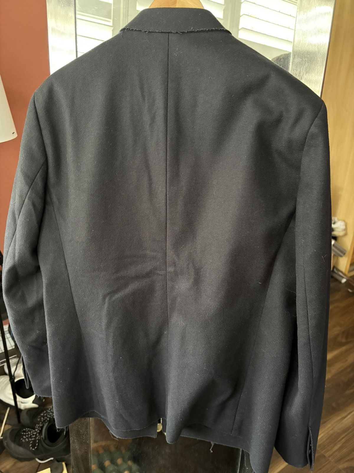 Sandro Sandro Distressed Men’s Blazer Size 50R - 3 Thumbnail
