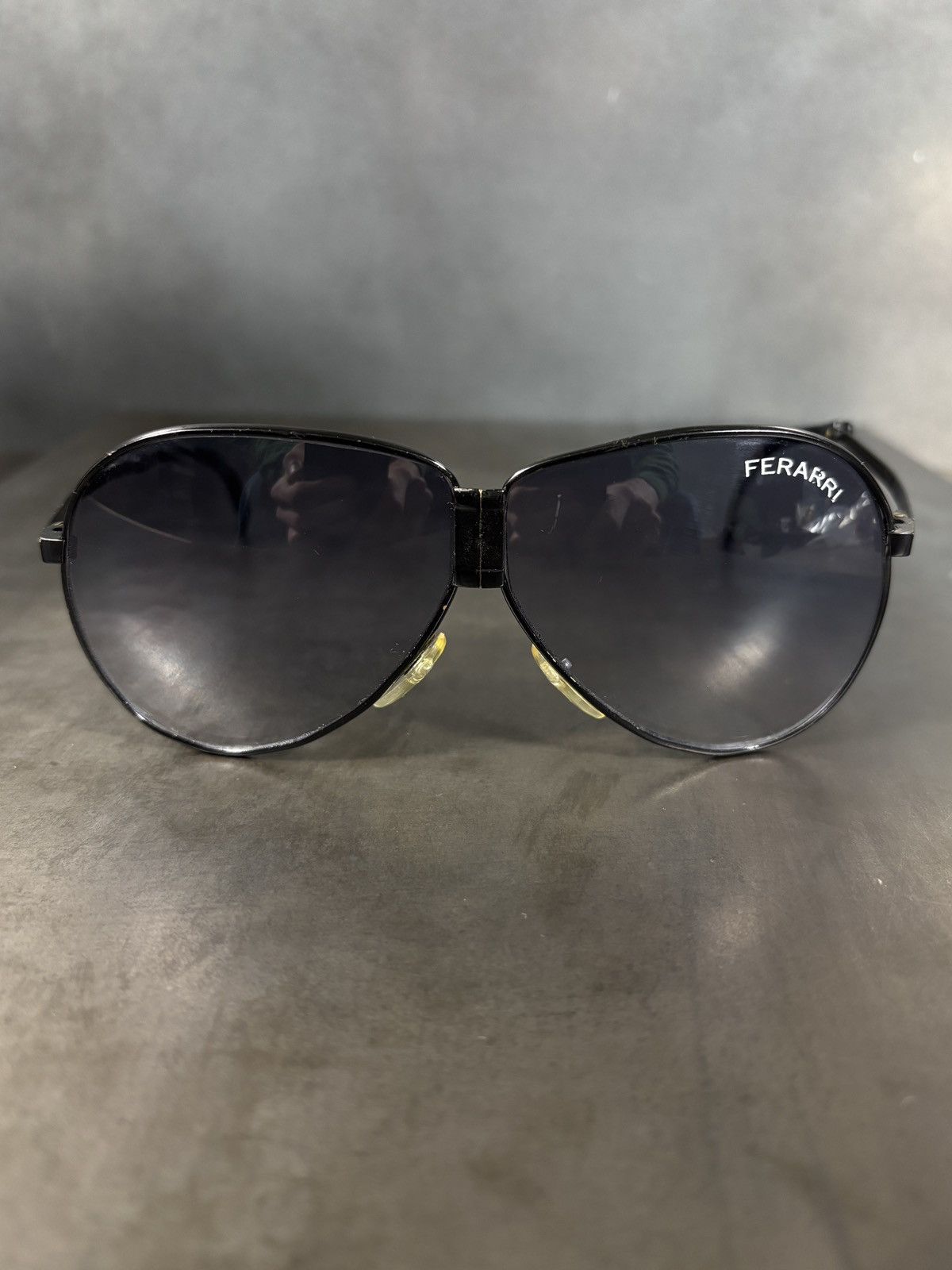 Vintage Vintage Ferrari Sunglasses Folding Aviators Car 1980s 1990s Size ONE SIZE - 14 Thumbnail