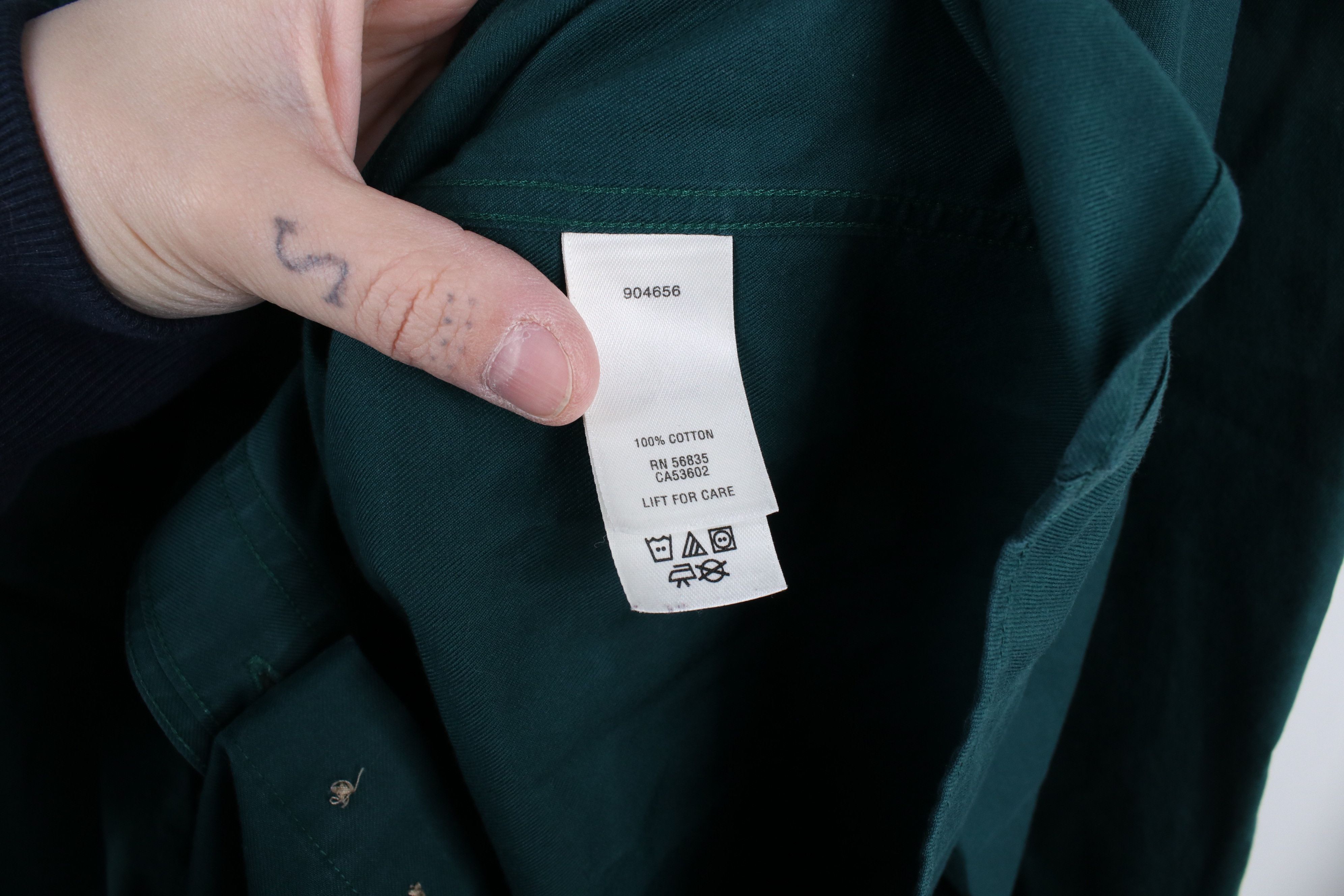 Cabelas × Vintage Vintage Cabelas Long Sleeve Collared Button Down Shirt Green Size US XXL / EU 58 / 5 - 8 Thumbnail