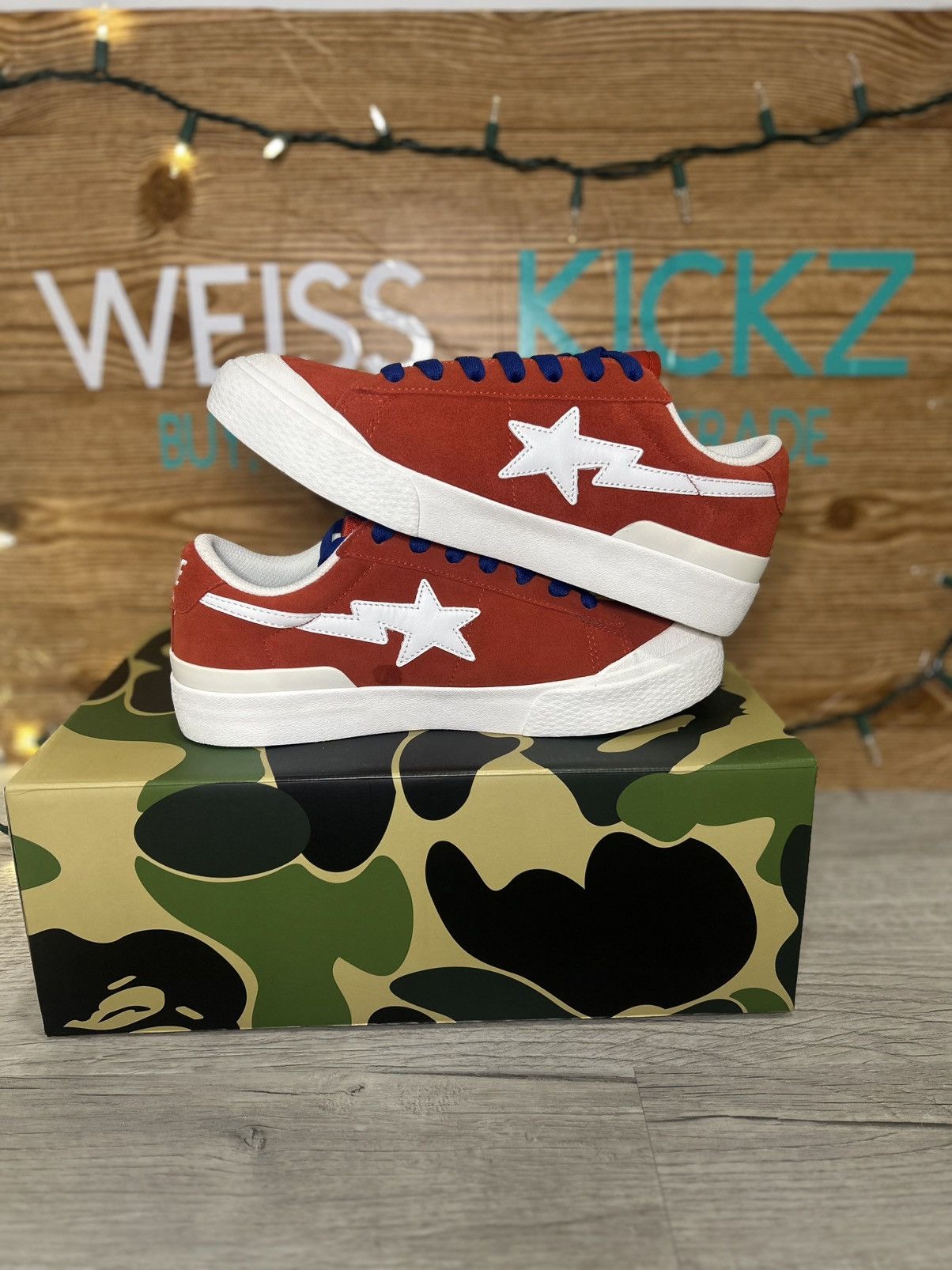 Bape BAPE Mad Sta #1 M1 Red Size US 7 / EU 40 - 3 Thumbnail