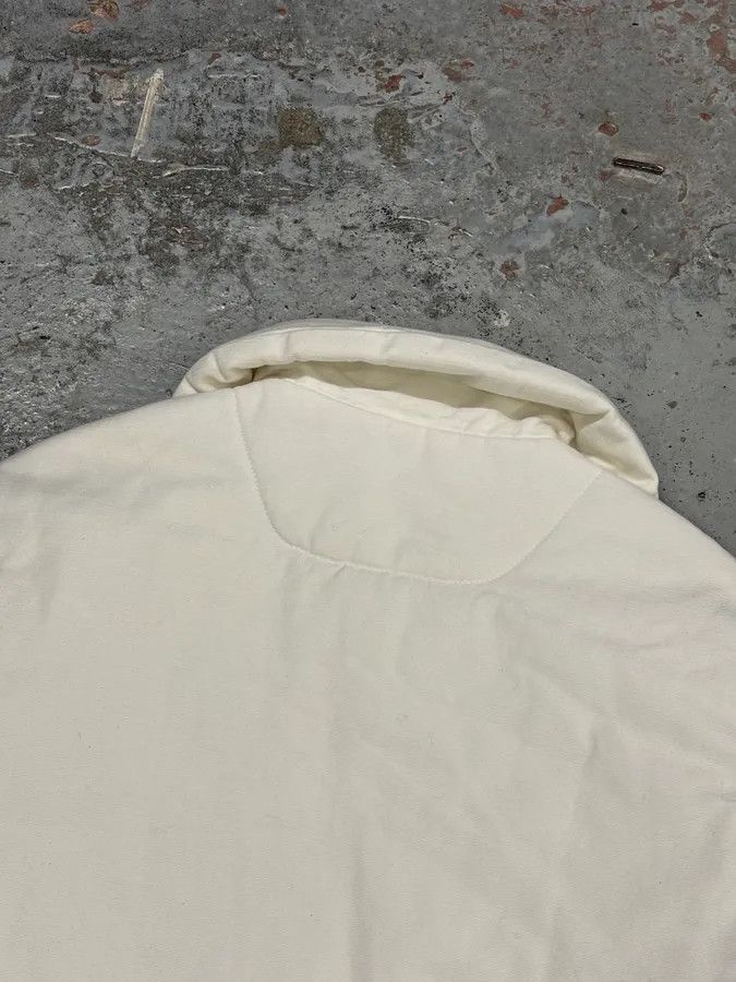 Maison Margiela AW2005 Maison Martin Margiela White Cotton Quilted Puffer Jacket Size S / US 4 / IT 40 - 6 Thumbnail
