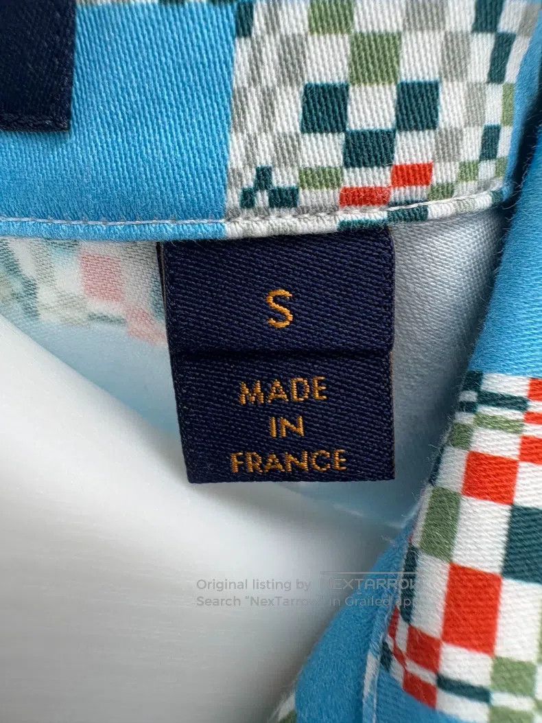 Louis Vuitton Louis Vuitton Checkerboard checkerboard blue short-sleeved Size US S / EU 44-46 / 1 - 7 Thumbnail