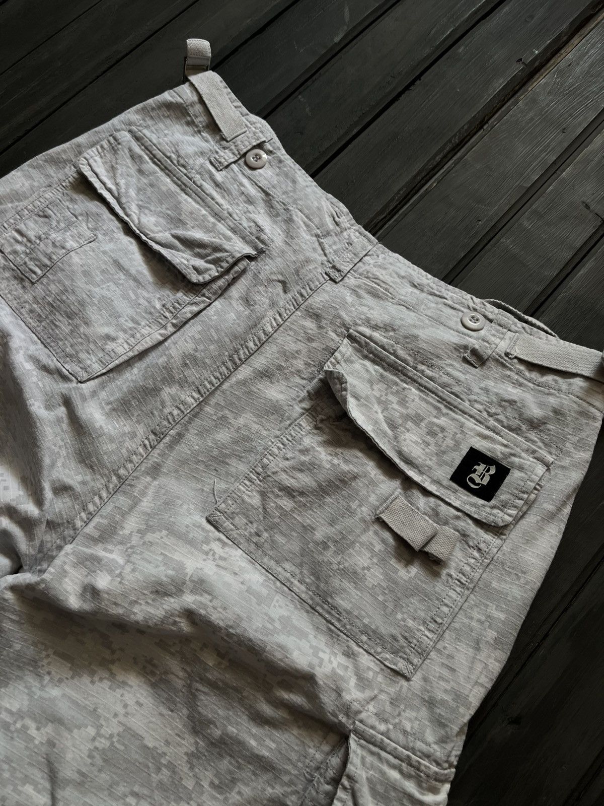 Hysteric Glamour VTG Raf Simons Opium Style Cargo Baggy Camo Jeans 90s Size US 32 / EU 48 - 4 Thumbnail