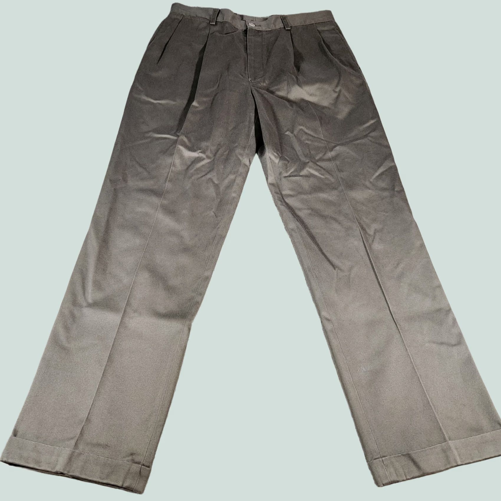 Nautica Nautica Pants Mens 36x34 Classic Fit Khakis Business Casual Brown Pleated Size US 36 / EU 52 - 1 Thumbnail