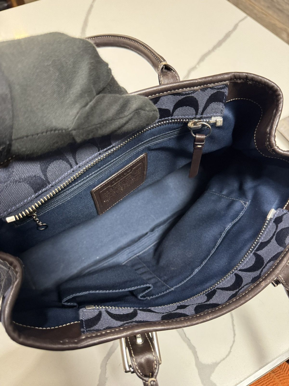 Coach Coach Vintage 2007 Hampton Signature Canvas Satchel Bag Size ONE SIZE - 16 Thumbnail