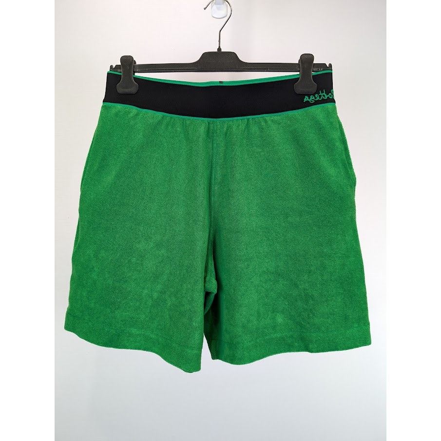 Bottega Veneta o1rshd1 Medium Weight Towelling Jersey Shorts in Parakeet Size US 32 / EU 48 - 3 Thumbnail