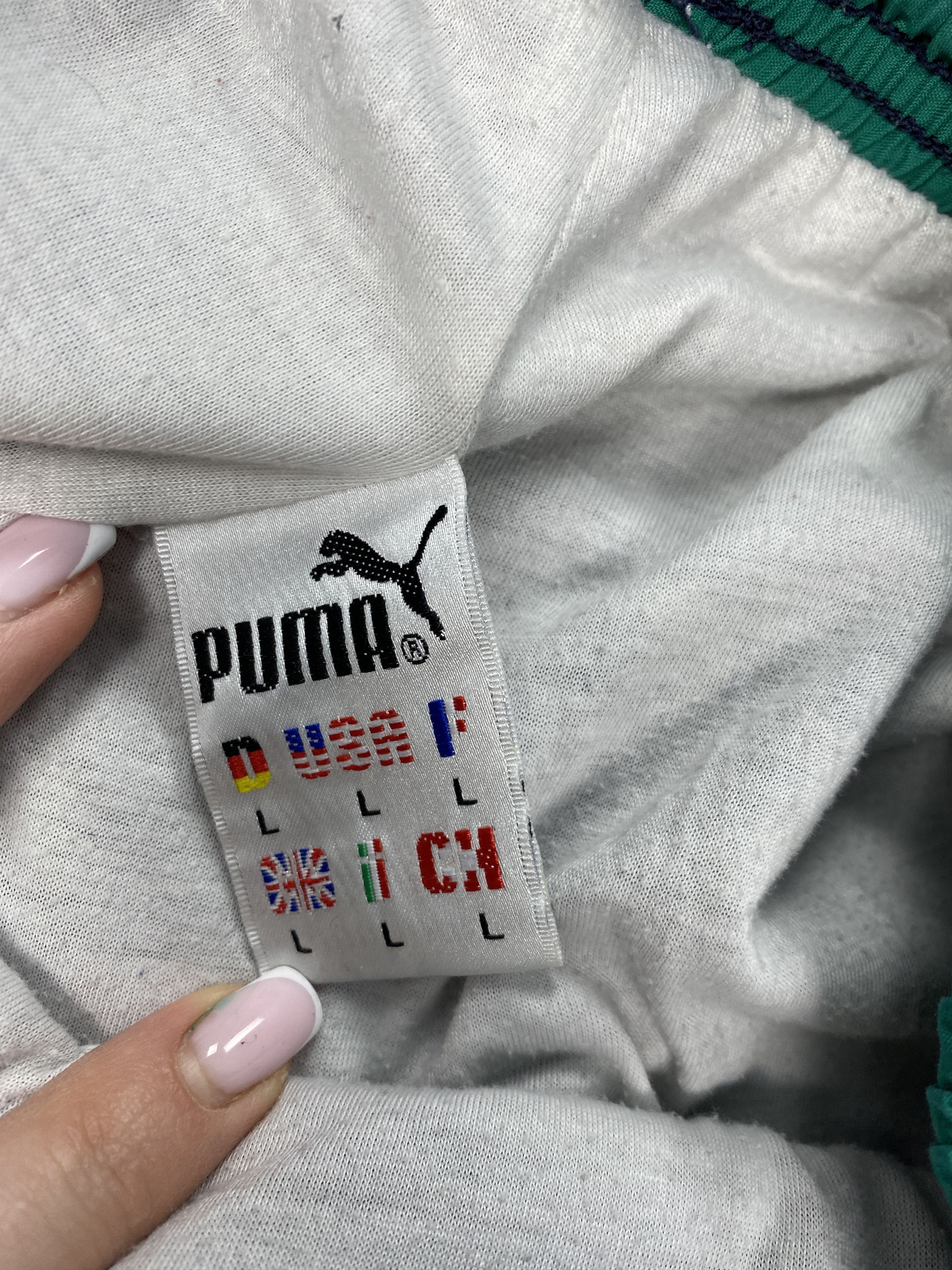 Puma × Vintage Puma vintage baggy parachute nylon track pants y2k Size US 34 / EU 50 - 5 Thumbnail