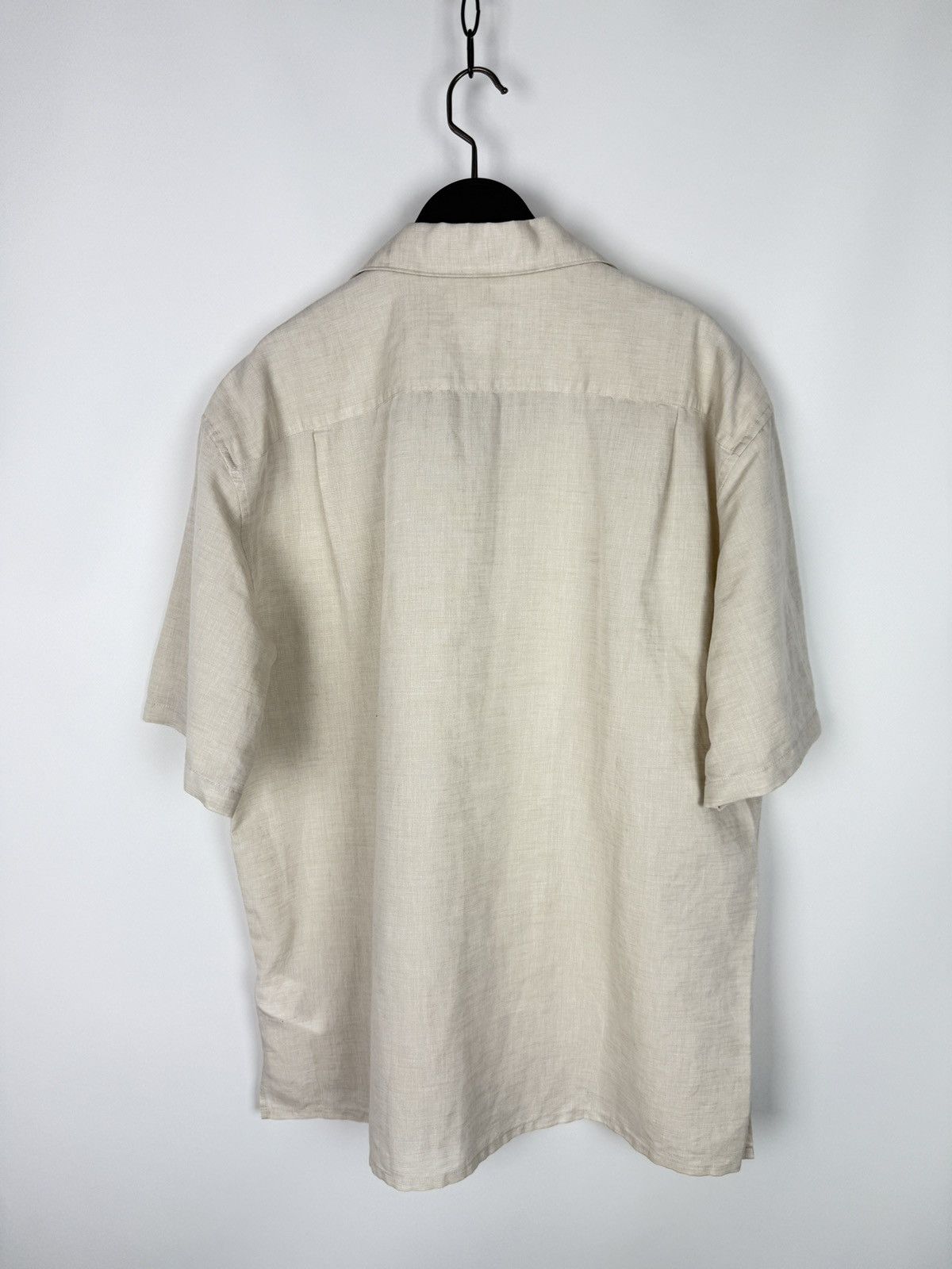 Uniqlo Uniqlo Linen Blend Open Collar Boxy Short Sleeve Shirt L Size US L / EU 52-54 / 3 - 4 Thumbnail