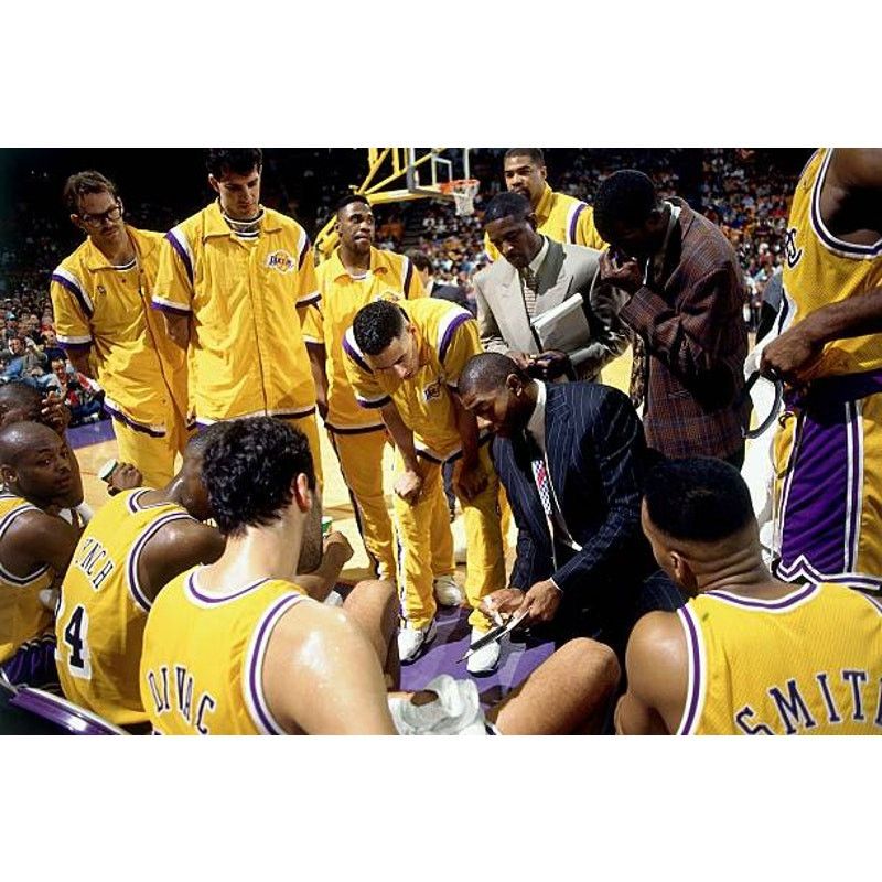 NBA × Starter Los Angeles Lakers 90s STARTER satin bomber XL gold NBA vtg Size US XL / EU 56 / 4 - 8 Thumbnail