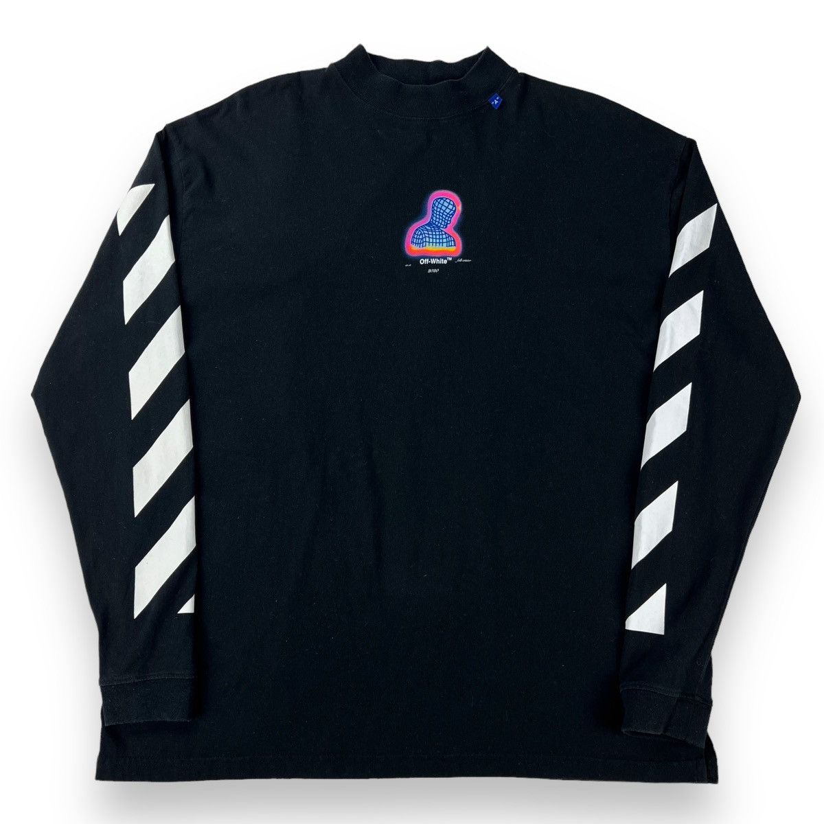 Off-White Off-White Thermo Man Mock Neck Long Sleeve Size US M / EU 48-50 / 2 - 2 Thumbnail
