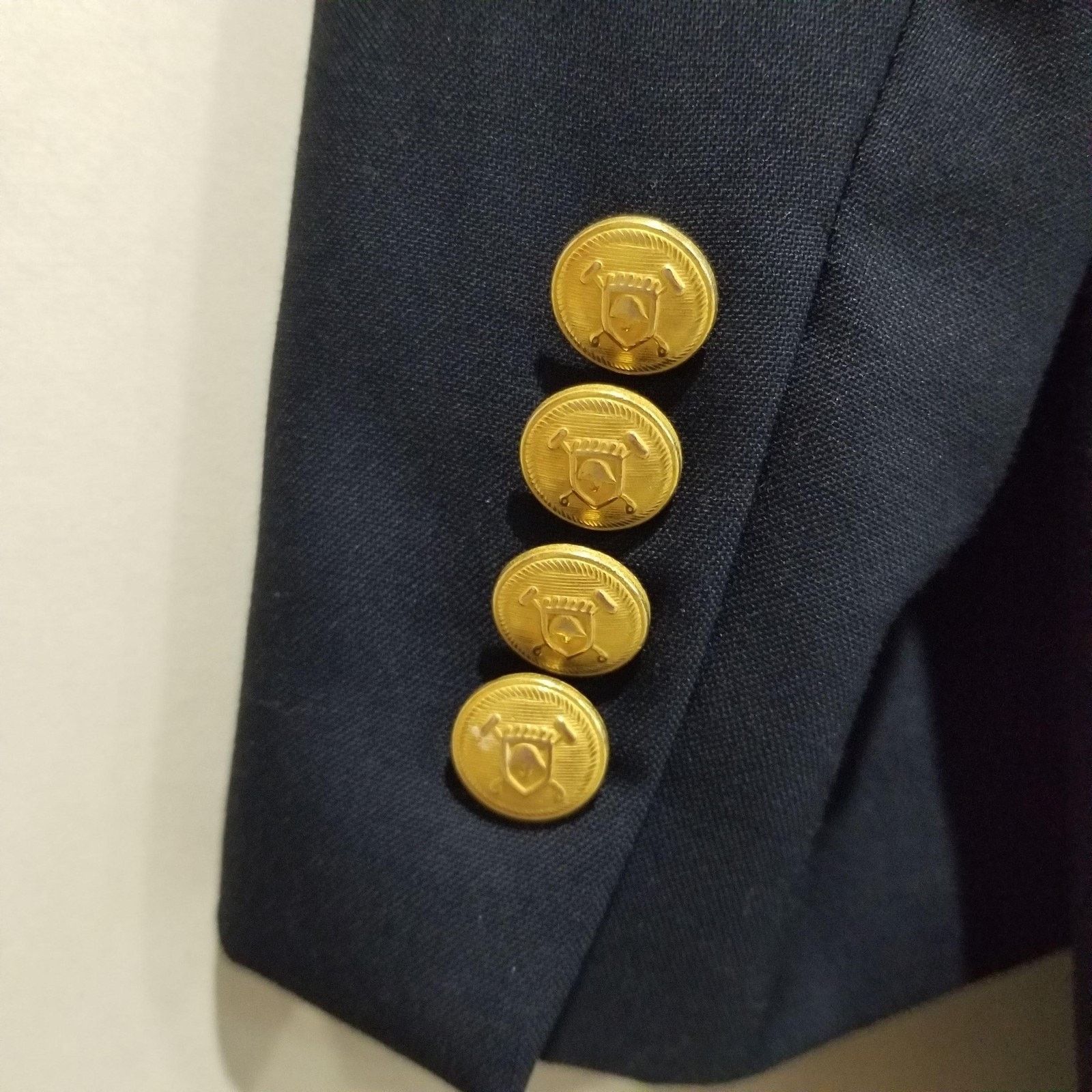 Lauren Ralph Lauren Lauren Ralph Lauren Blazer Mens 43R Navy Wool Sport Coat Size 42R - 5 Thumbnail