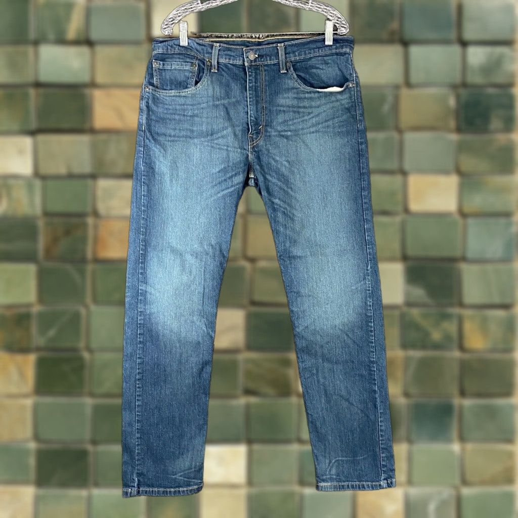 Levi's Levi's 502 Straight Jeans Adult 36x31 Blue Mens Size US 36 / EU 52 - 1 Thumbnail