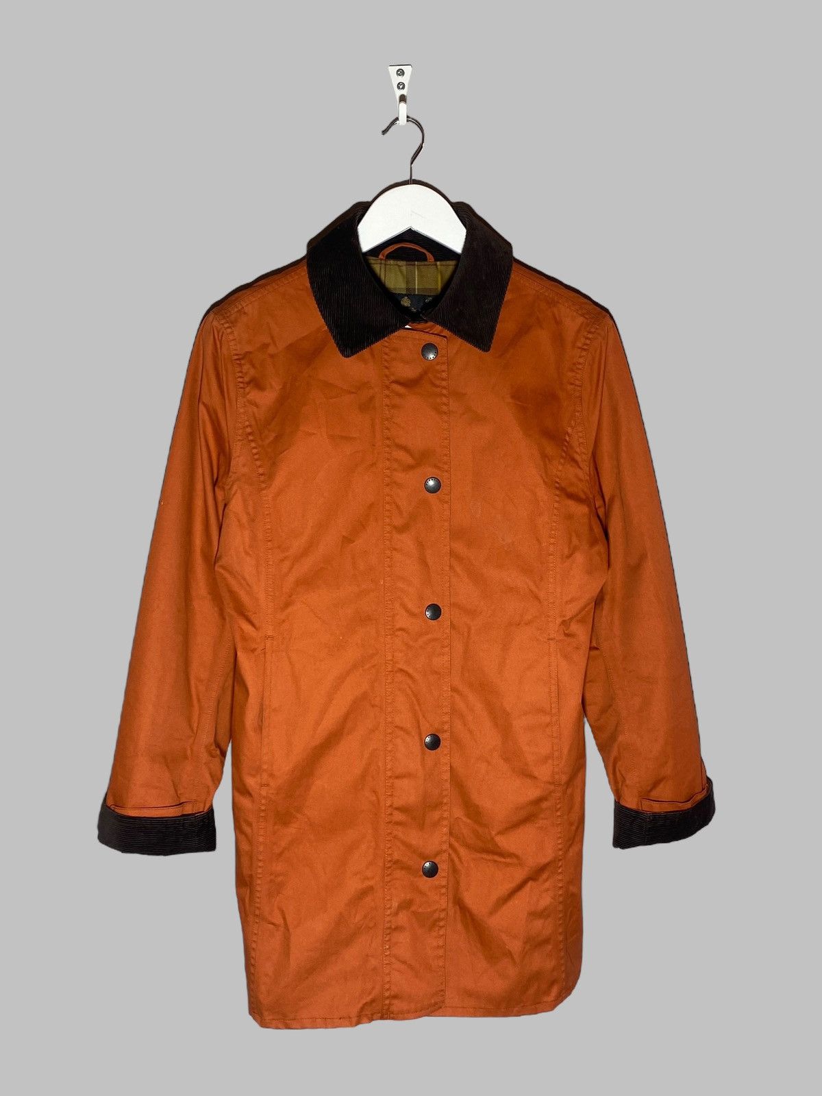 Barbour Barbour Newmarket Jacket Women’s Orange Color Size 10 Size M / US 6-8 / IT 42-44 - 1 Thumbnail