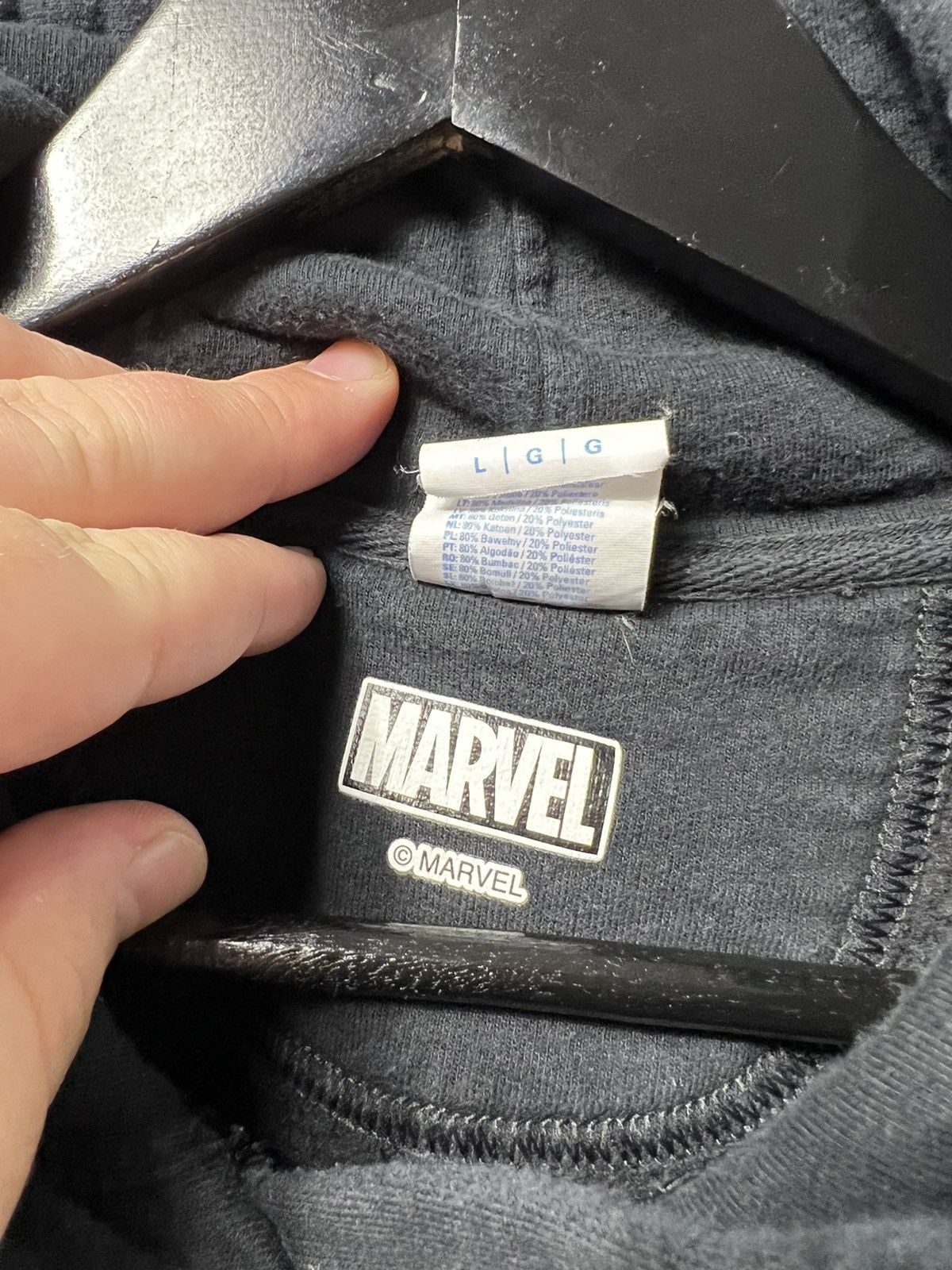 Marvel Comics Vintage Marvel Venom “Let There Be Carnage” Hoodie Size L Size US L / EU 52-54 / 3 - 7 Thumbnail