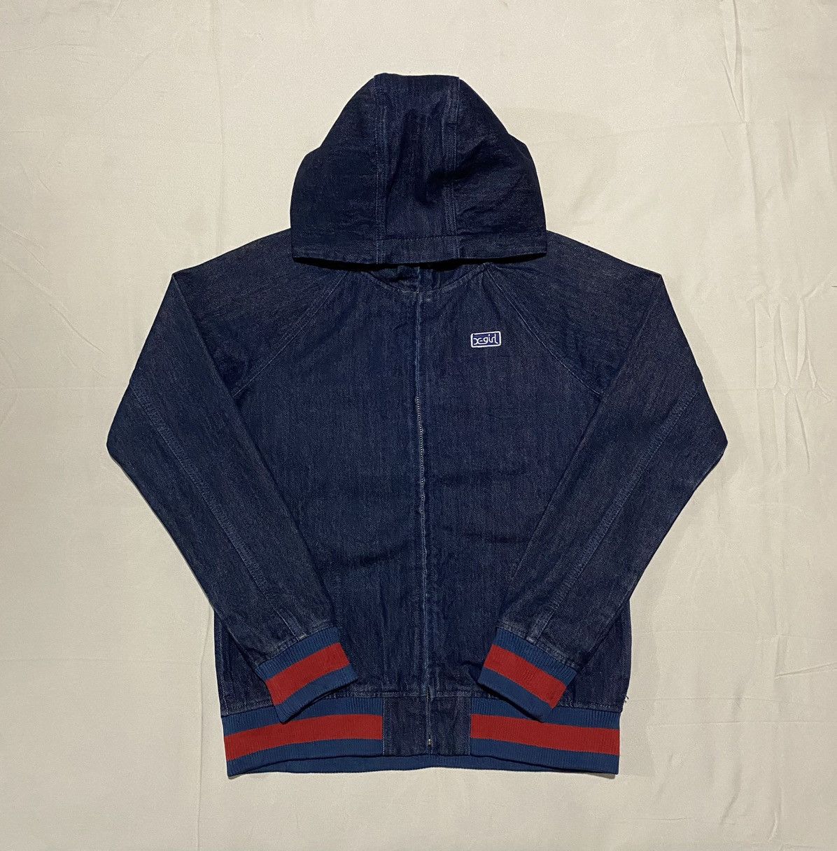 Japanese Brand × Vintage Vintage X-girl Embroidered Denim Jacket Size US M / EU 48-50 / 2 - 2 Thumbnail