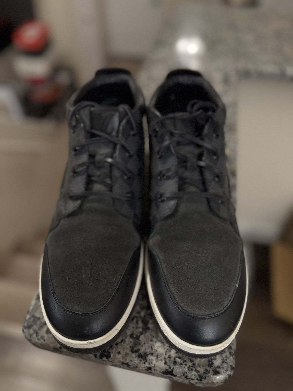 Louis Vuitton 8LV/9US Louis Vuitton Damier Black Mid Top Sneakers Size US 9 / EU 42 - 9 Thumbnail