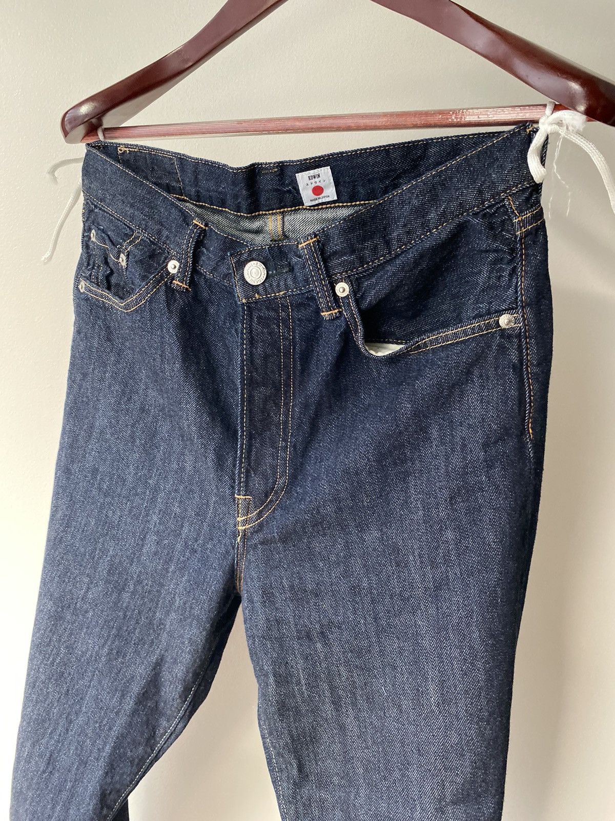 Edwin EDWIN Jeans LOOSE TAPERED 13OZ - PURE INDIGO KAIHARA 28x32 Size US 28 / EU 44 - 11 Thumbnail