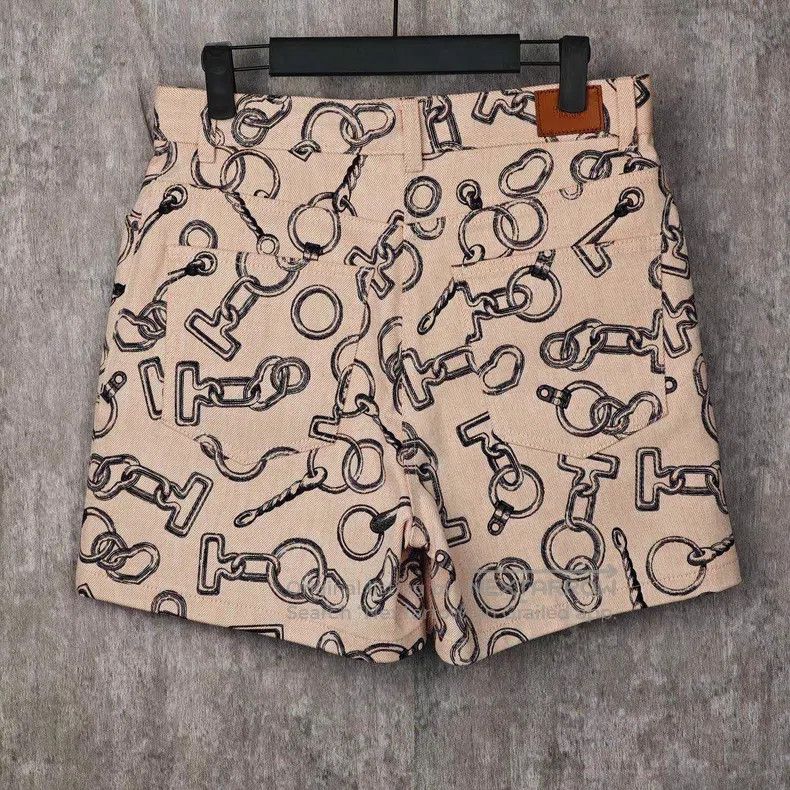 Hermes Hermes Pink denim shorts Size 24" / US 00 / IT 34 - 3 Thumbnail