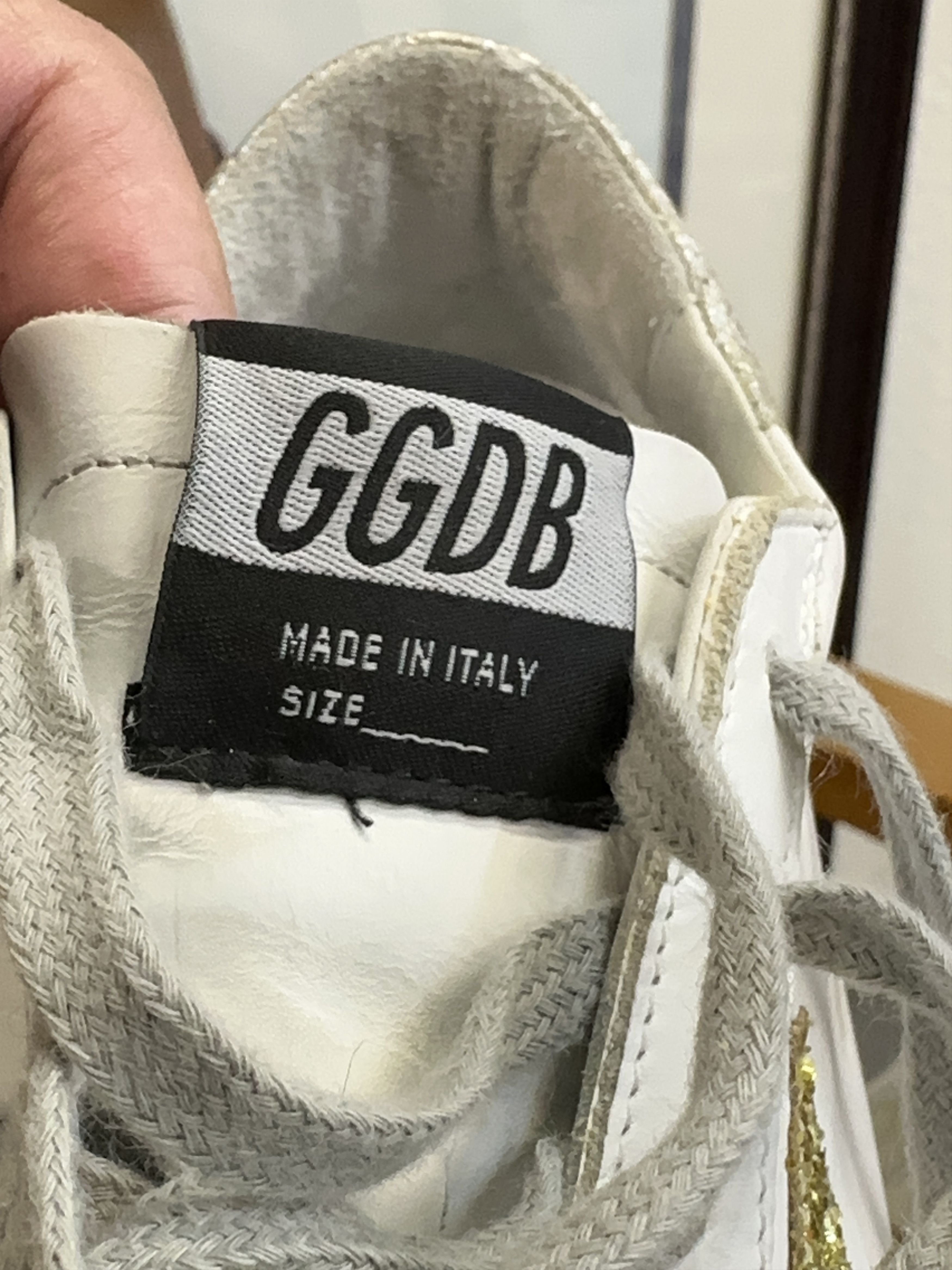 Golden Goose Golden Goose Super-Star Gold Glitter Star And Silver Heel Size US 8 / IT 38 - 7 Thumbnail