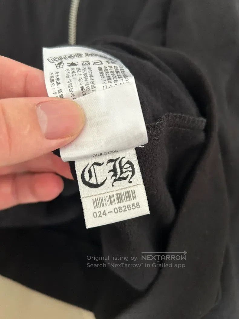 Chrome Hearts CHROME HEARTS Size XL Black horseshoe vine flower arm zippe Size US XL / EU 56 / 4 - 4 Thumbnail