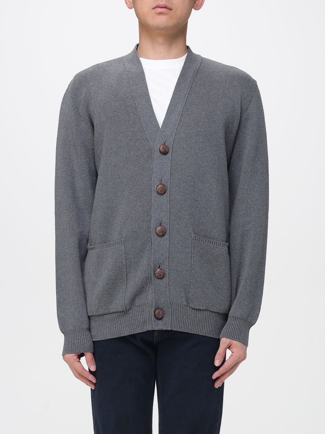 Golden Goose Golden Goose Sweater Men Grey Size US M / EU 48-50 / 2 - 1 Thumbnail