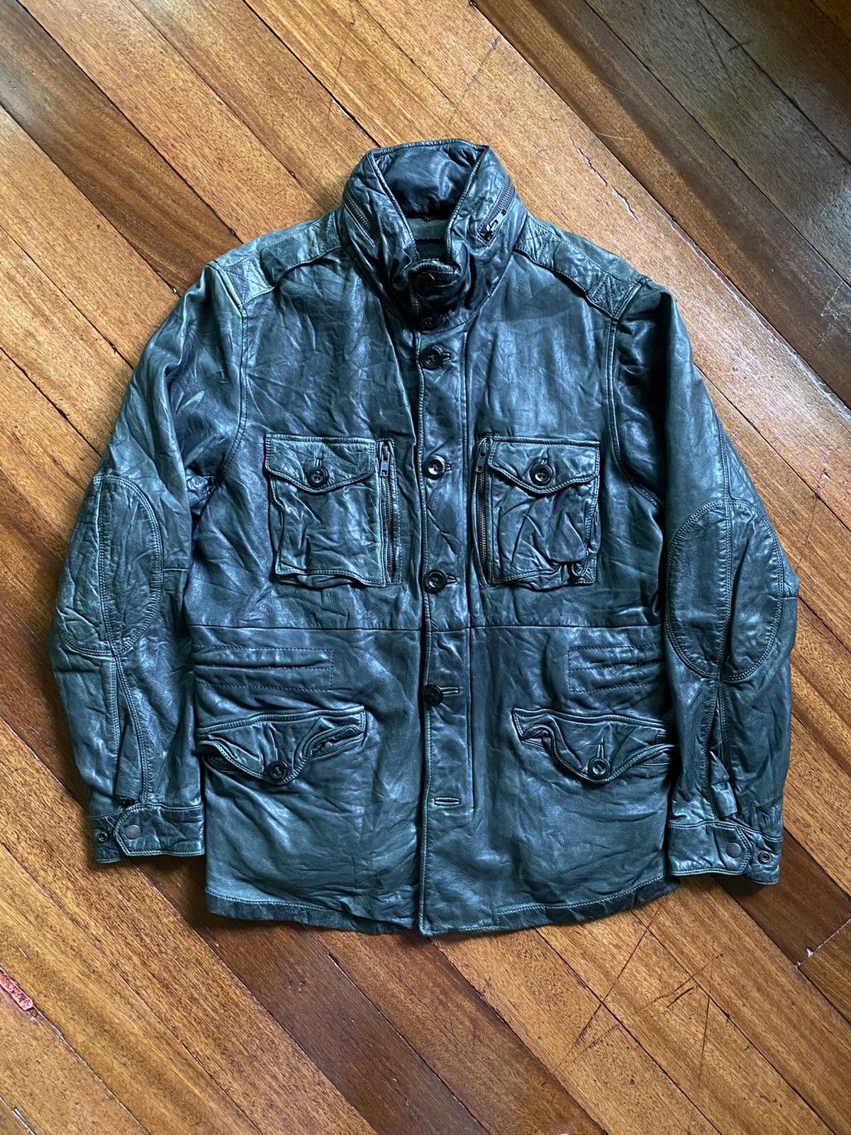 Diesel Archive Diesel Cargo Leather Jacket Size US S / EU 44-46 / 1 - 1 Thumbnail