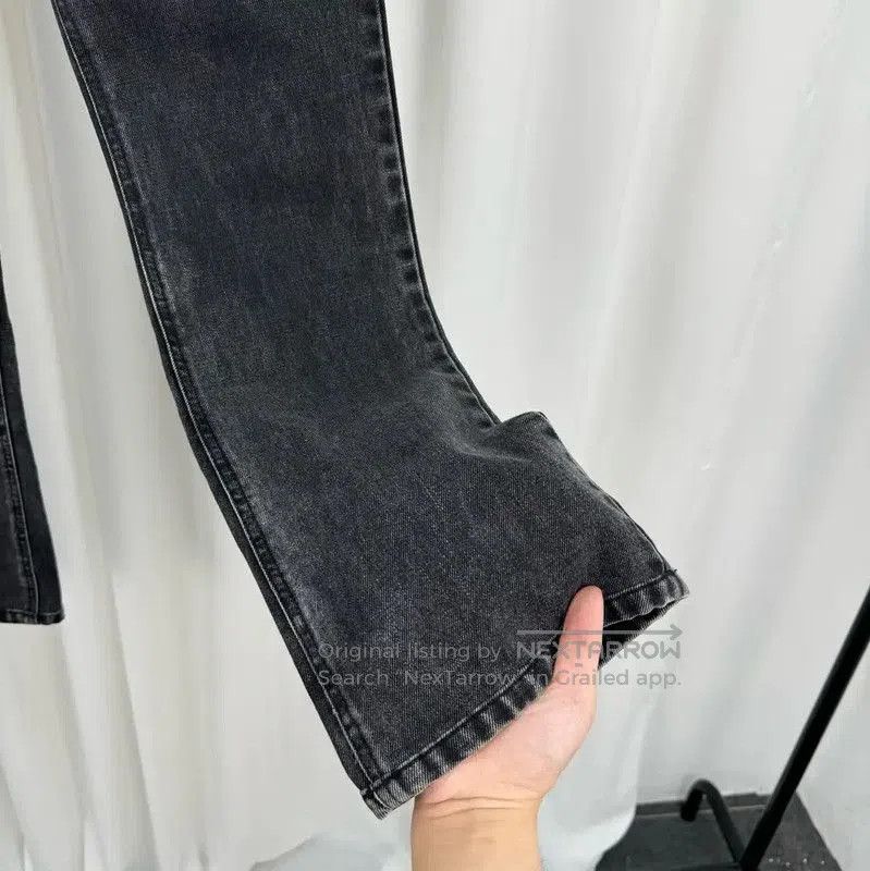 Miu Miu Miu Miu Black Gray Embroidered Cotton Jeans . Size 28" / US 6 / IT 42 - 5 Thumbnail