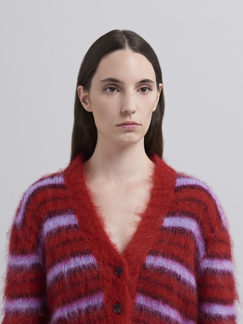 o1srvl11e0624 Mohair Sweater in Red
