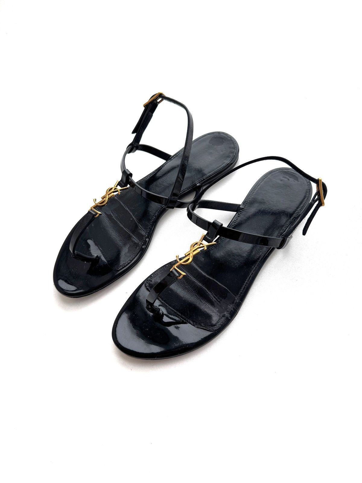 Saint Laurent Sandals Mini Logo