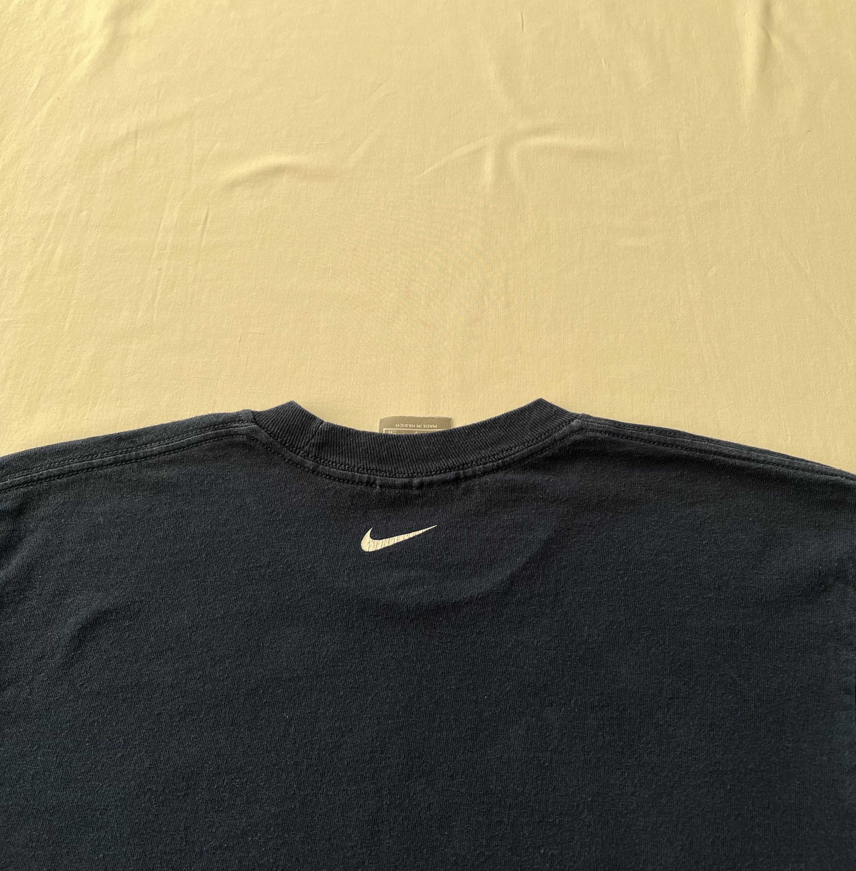 Nike × Vintage Vintage 90s Nike Stampede Basketball Streetwear Navy Tee Size US S / EU 44-46 / 1 - 8 Thumbnail