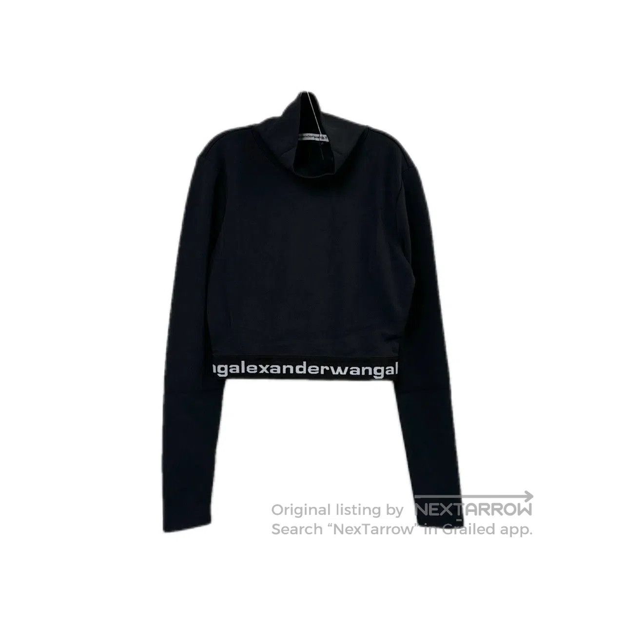 Alexander Wang Alexander Wang High-waisted letter logo sweatshirt| Size S / US 4 / IT 40 - 1 Thumbnail