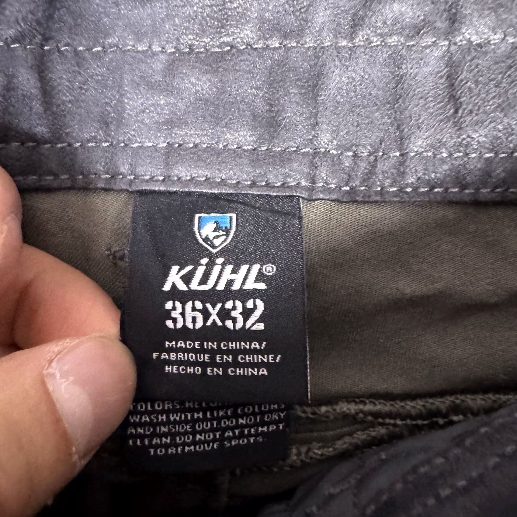 Vintage Kuhl Rebel Pants Mens 36x32 Workwear Carpenter Canvas 5-Pocket Regular Gray Vintage Patina Dye 5139 Size US 36 / EU 52 - 5 Thumbnail