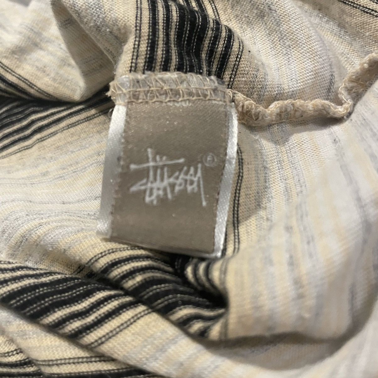 Stussy Stüssy Design Striped T-Shirt – Classic Streetwear Size US L / EU 52-54 / 3 - 7 Thumbnail