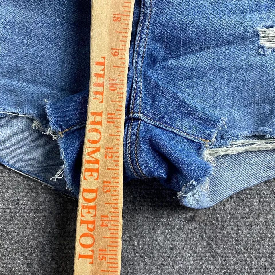 Levi's Levi's Shorts Women's 29 High Rise Light Wash Denim Stretch Size 29" - 3 Thumbnail