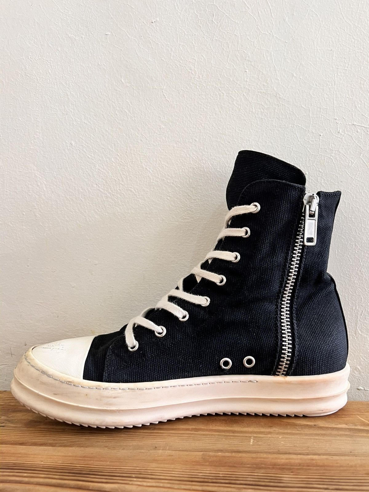 Rick Owens Drkshdw Rick Owens DRKSHDW Ramones Size US 8.5 / EU 41-42 - 2 Thumbnail