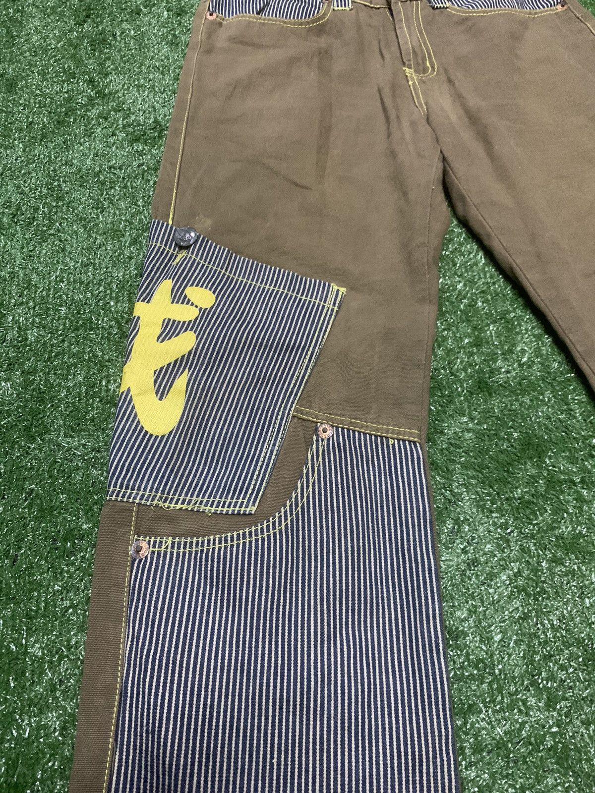 Japanese Brand EVISU HIKORY MULTIPOKET Pants Size US 30 / EU 46 - 7 Thumbnail
