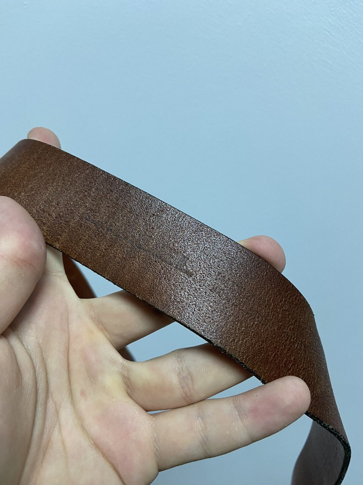 Diesel × Vintage Diesel Belt Vintage 100% Leather Avant Garde Y2K Style Logo Size ONE SIZE - 6 Thumbnail