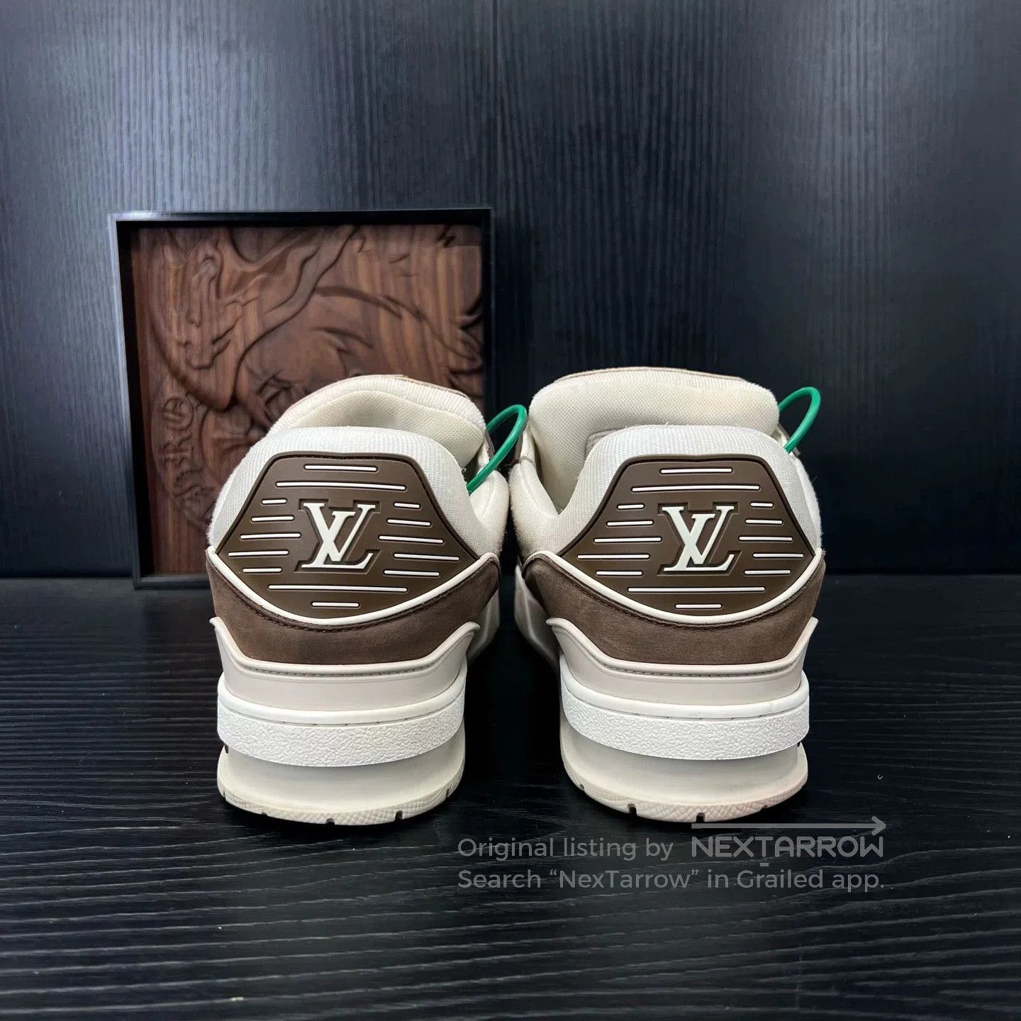 Louis Vuitton LV Trainer Mocha White Sneakers. Size US 10 / EU 43 - 3 Thumbnail