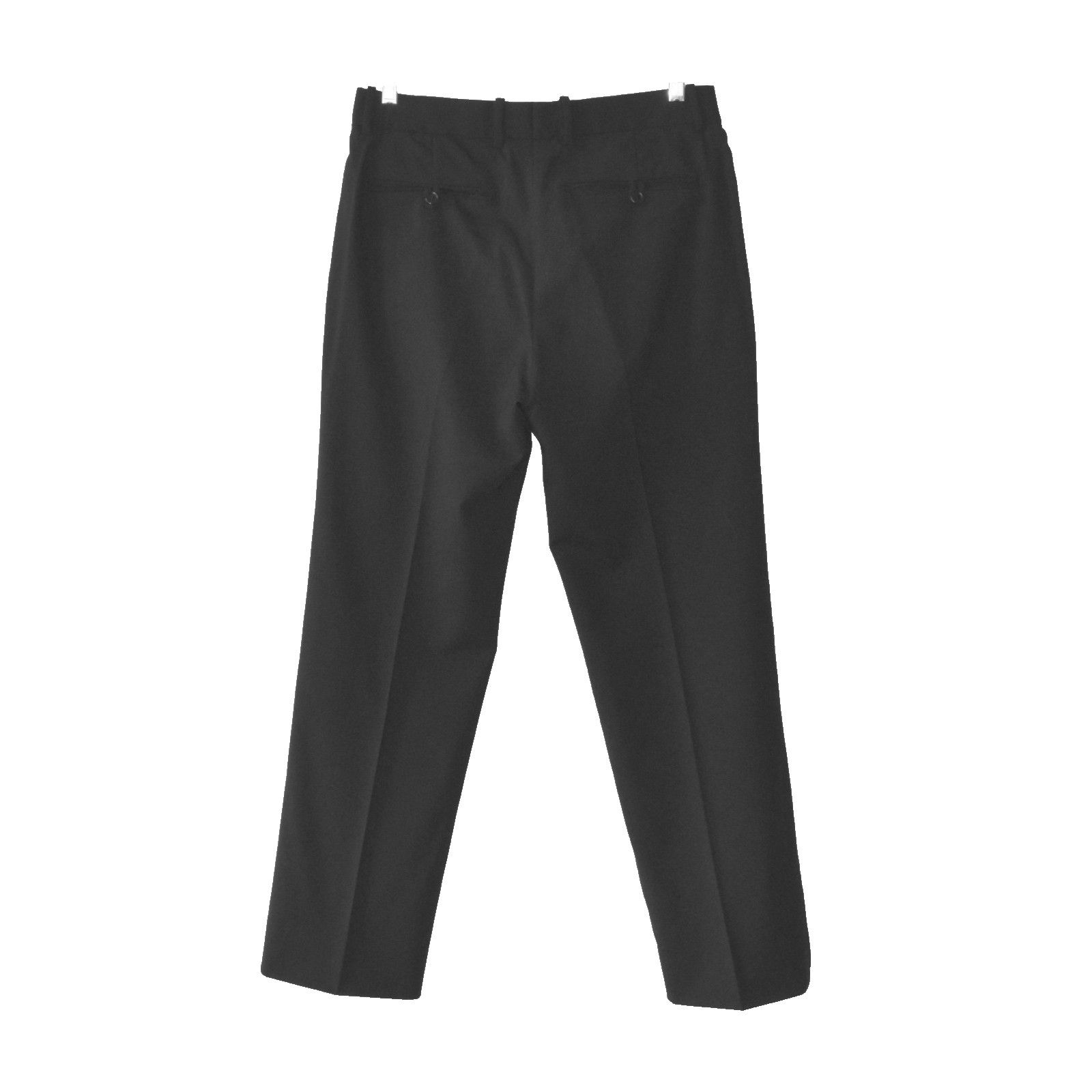Theory THEORY Black Straight Trouser Dress Pants Size 8 Waist 32in Size 30" / US 8 / IT 44 - 2 Thumbnail