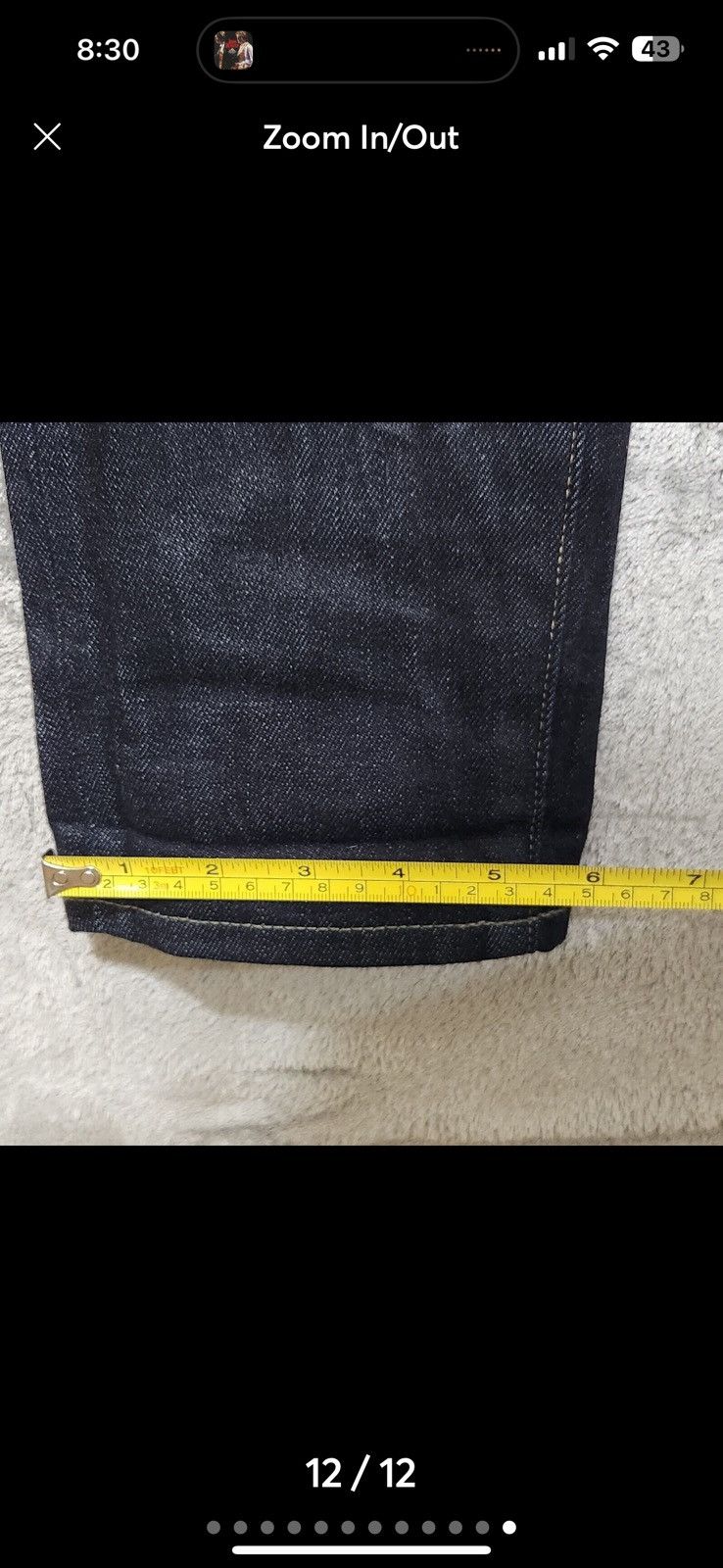 Uniqlo × Vintage Uniqlo Skinny Fit Red Line Selvedge Jeans – (Fits 32x33) Size US 32 / EU 48 - 12 Thumbnail